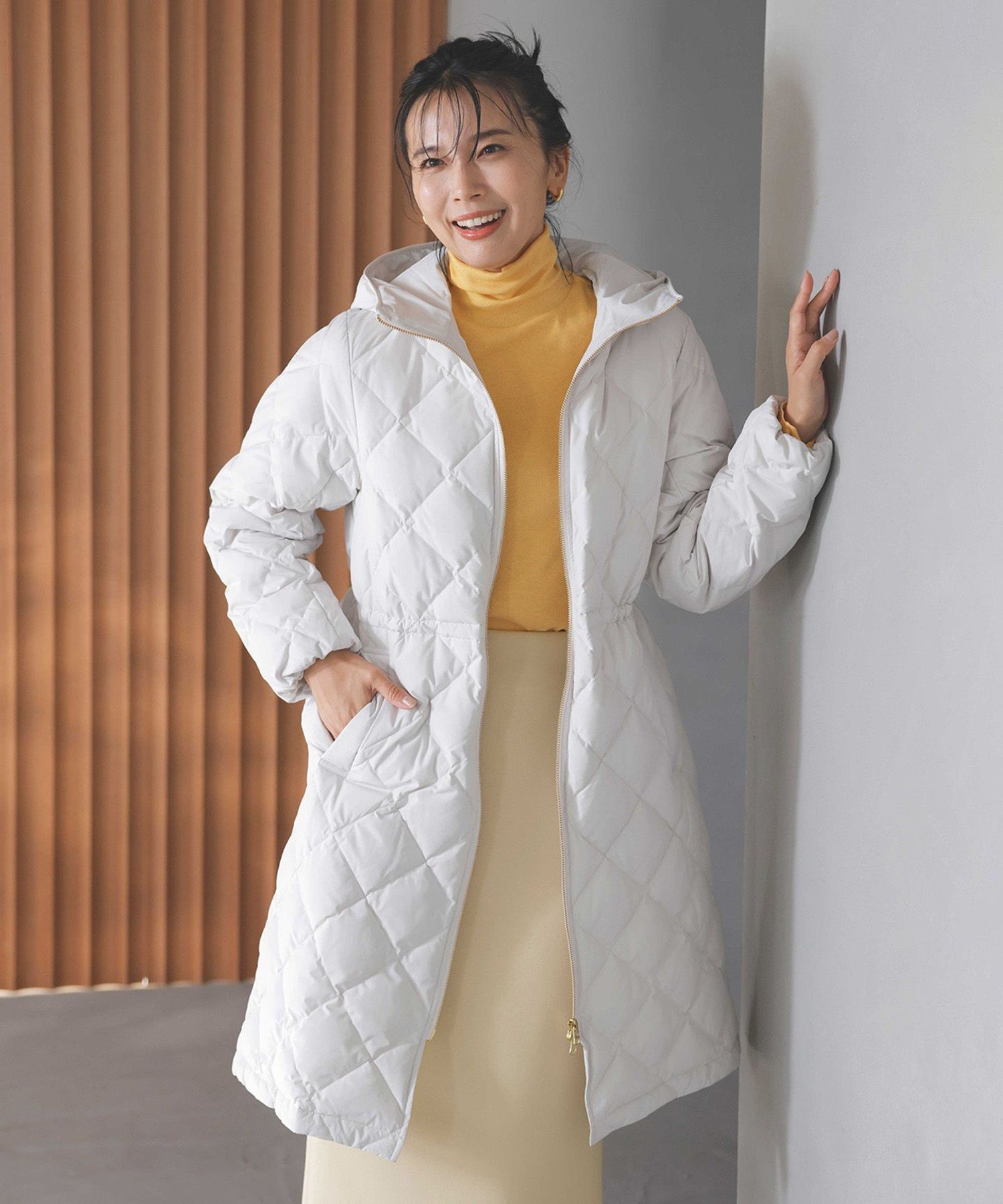 【VERY ベストダウン大賞 コスパ賞】TAION×UNFILO Aラインコート SALE／30%OFF】UNFILO L 【VERY ベストダウン大賞 コスパ賞】TAION