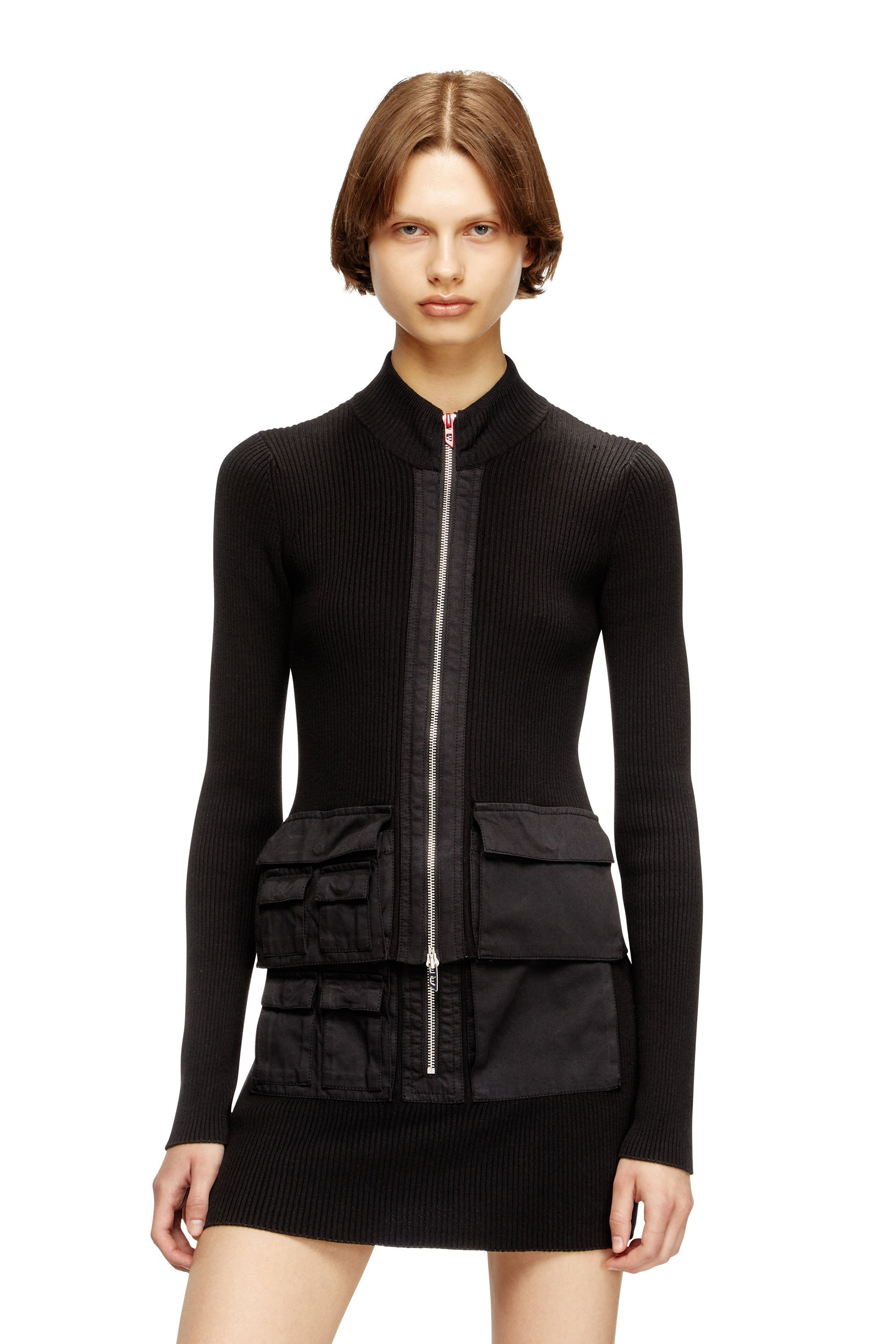 diesel レディースカーディガン　ルーズフィット　size.M DIESEL ディーゼル カーディガン/M-LATINA レディース