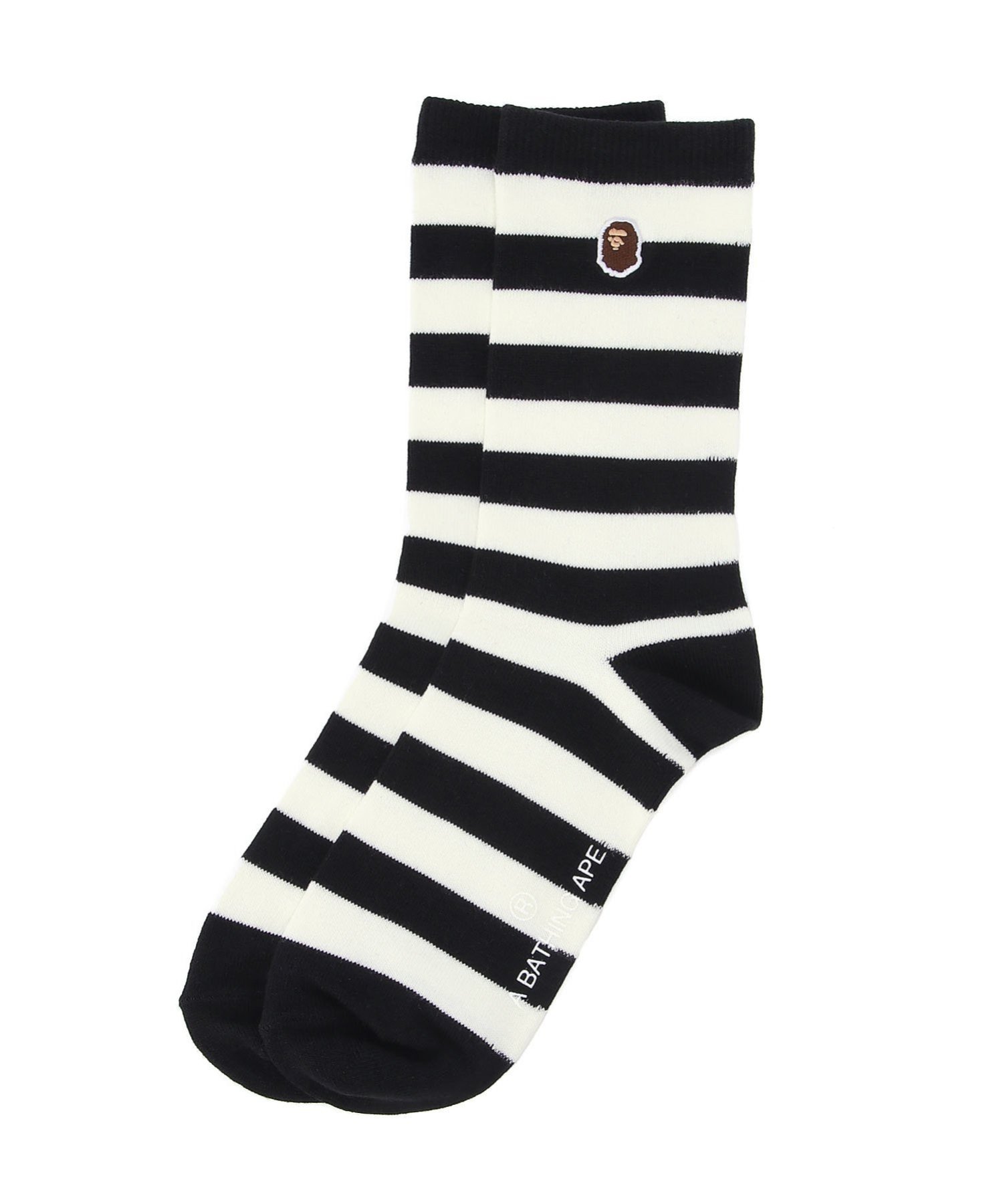 完売品 未使用 エイプ APE HEAD ONE POINT ルーズソックス APE HEAD ONE POINT SOCKS | bape.com