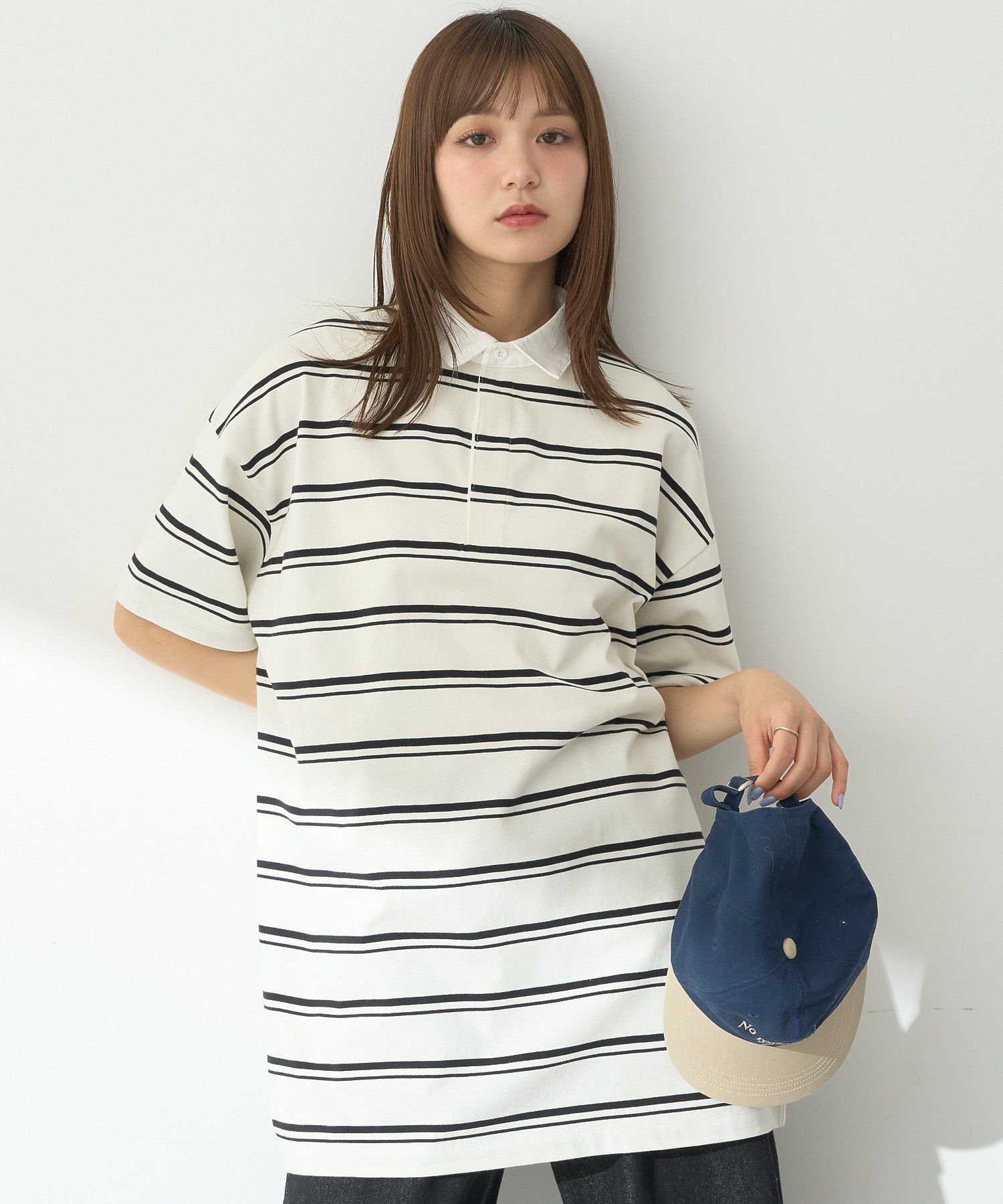 新品⭐︎ユナイテッドアローズ ロンドンストライプ パネル シャツワンピース日本製 UNITED ARROWS（ユナイテッドアローズ）の「＜UNITED ARROWS