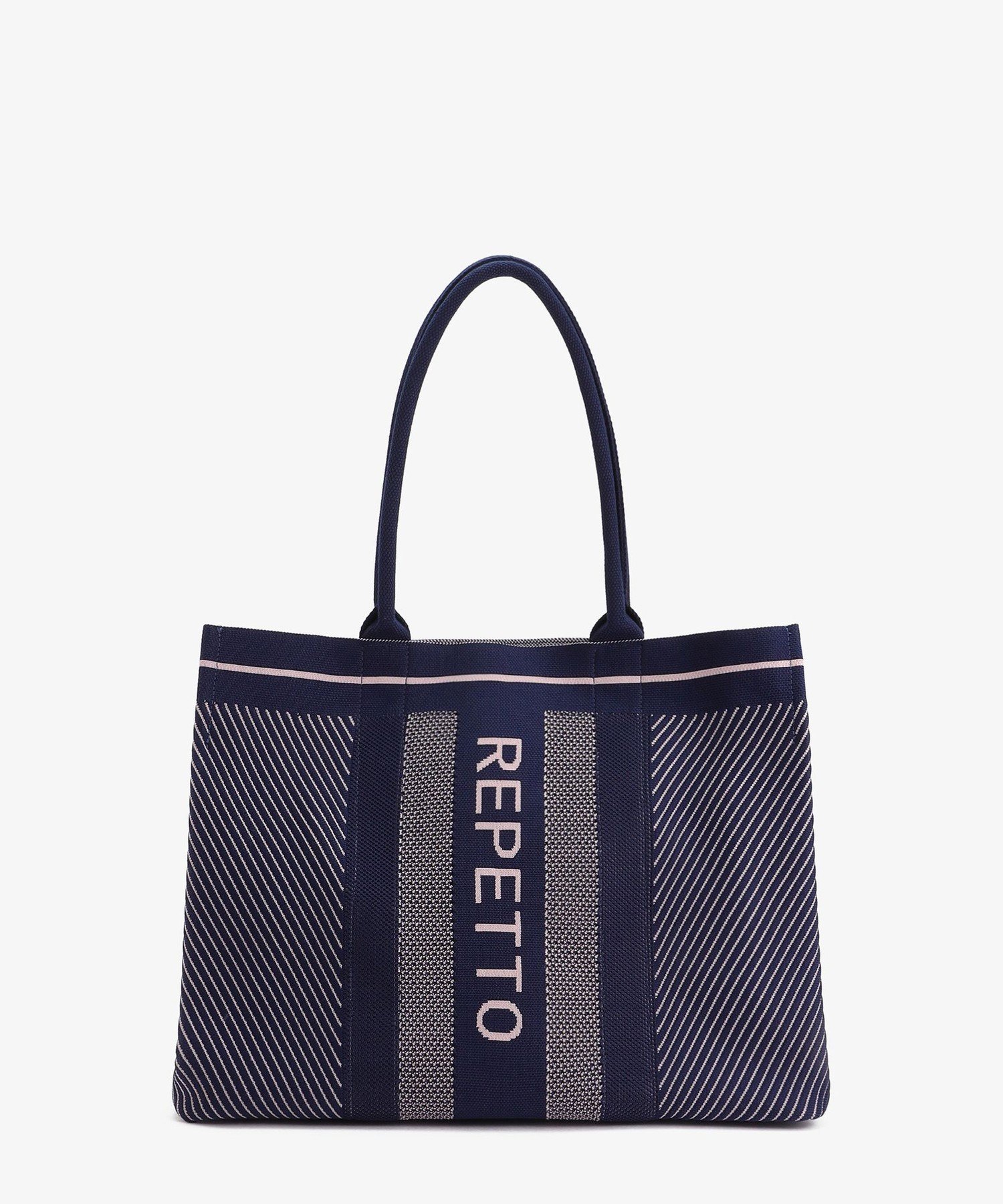【レペット】 ラメ ロゴ リボン パディング トートバッグ 中綿 紺ネイビー×銀 楽天市場】repetto レペット トートバッグ B0244T CAB FI