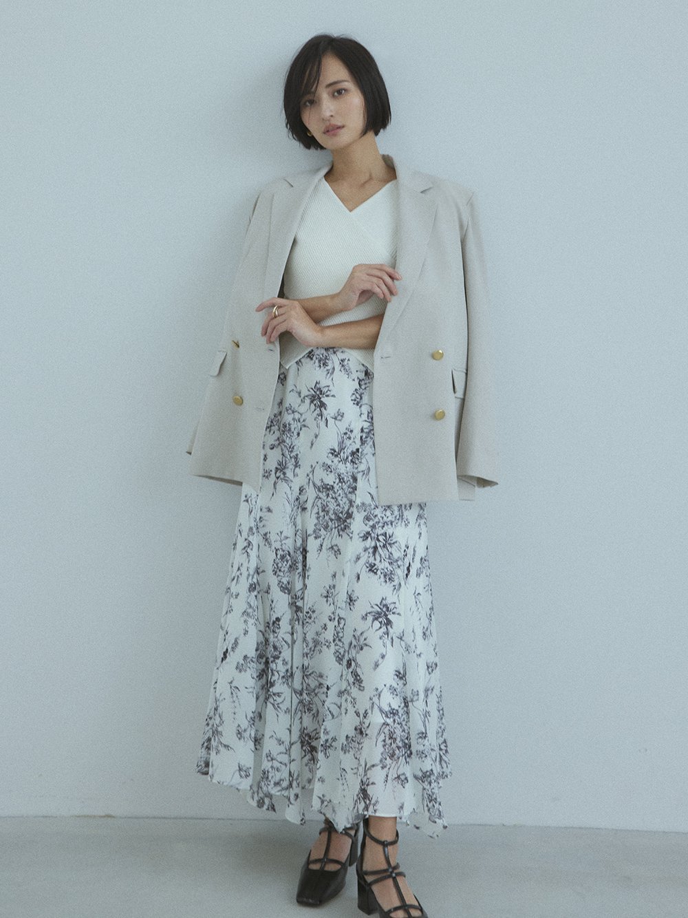 SALE／50%OFF】FRAY I.D フレアスカートコンビニットワンピース フレイ  