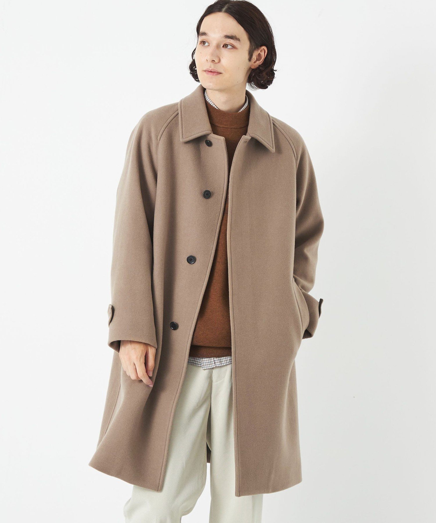 UNITED ARROWS green label relaxing SENTDALE WOOL ステンカラー