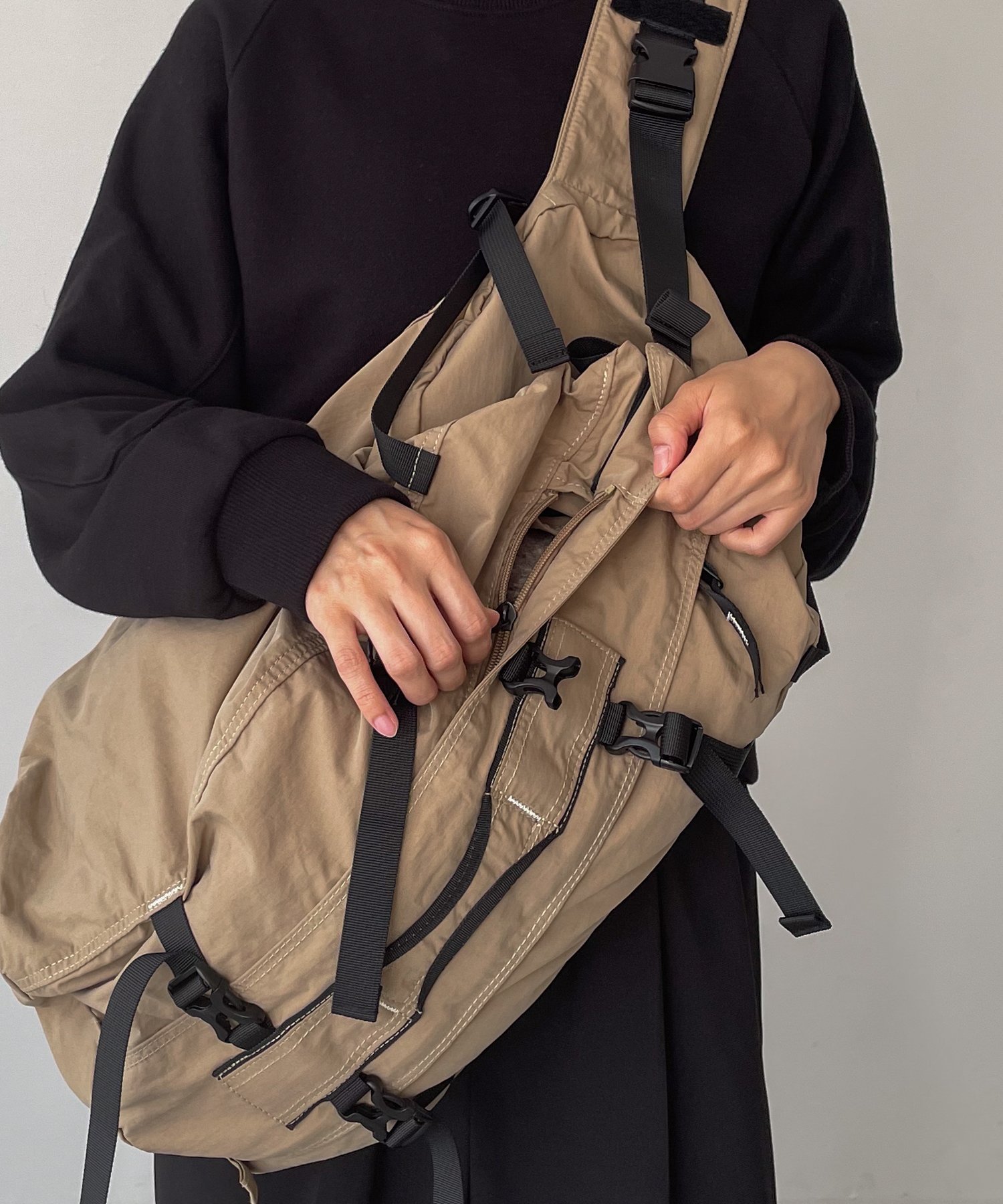 El mar 【ユニセックス】El mar(エルマール)3WAYメッセンジャーBAG 