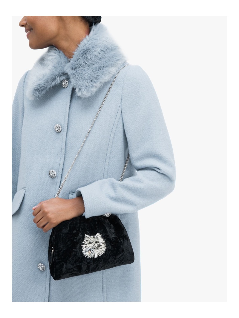 SALE／40%OFF】kate spade new york パーティー ベルベット キャット