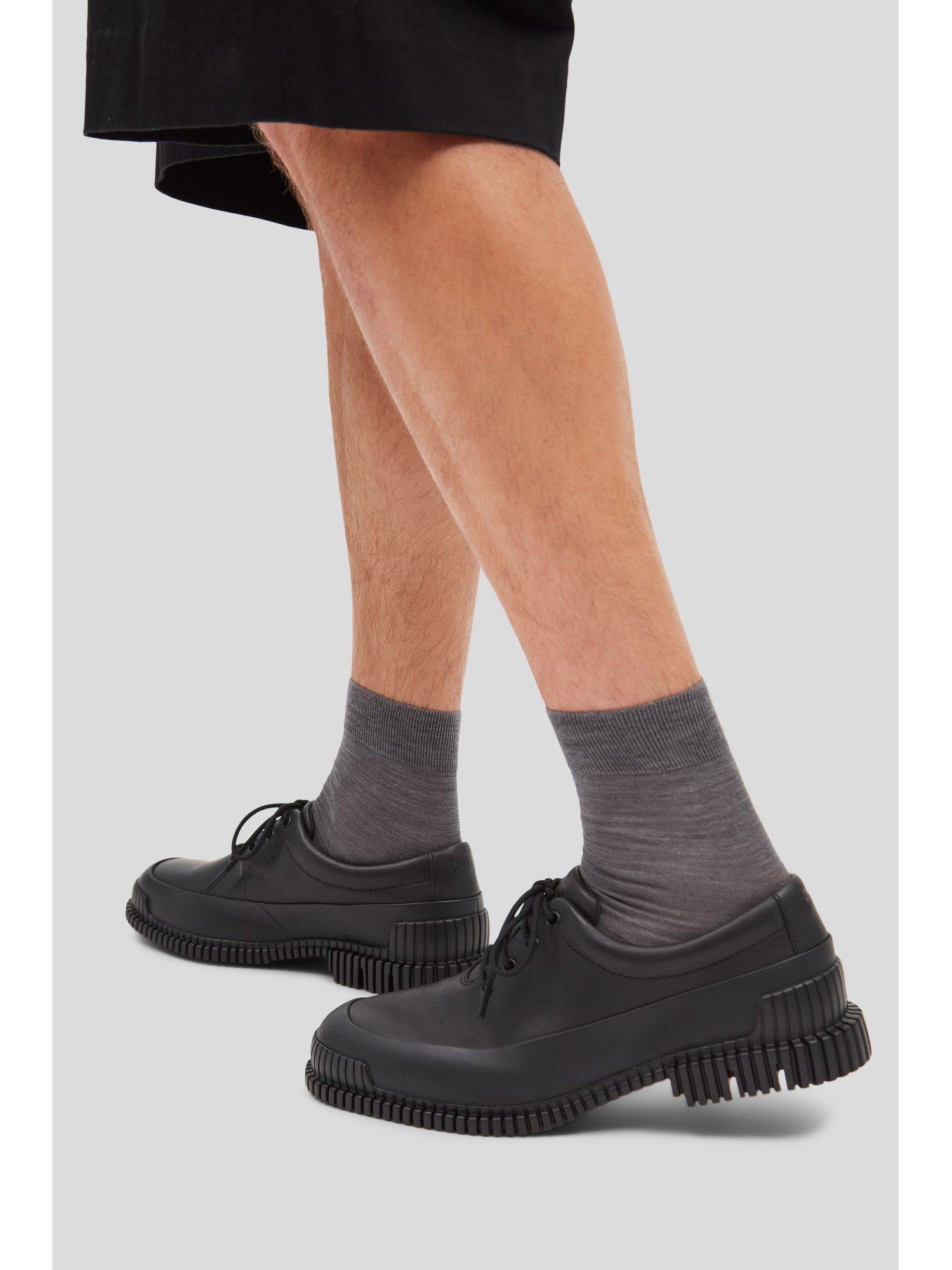 美品　カンペール　CAMPER　ピクス　PIX　スニーカー　レースアップ　42 極美品 CAMPER カンペール PIX レザースニーカー 軽量 黒 本革