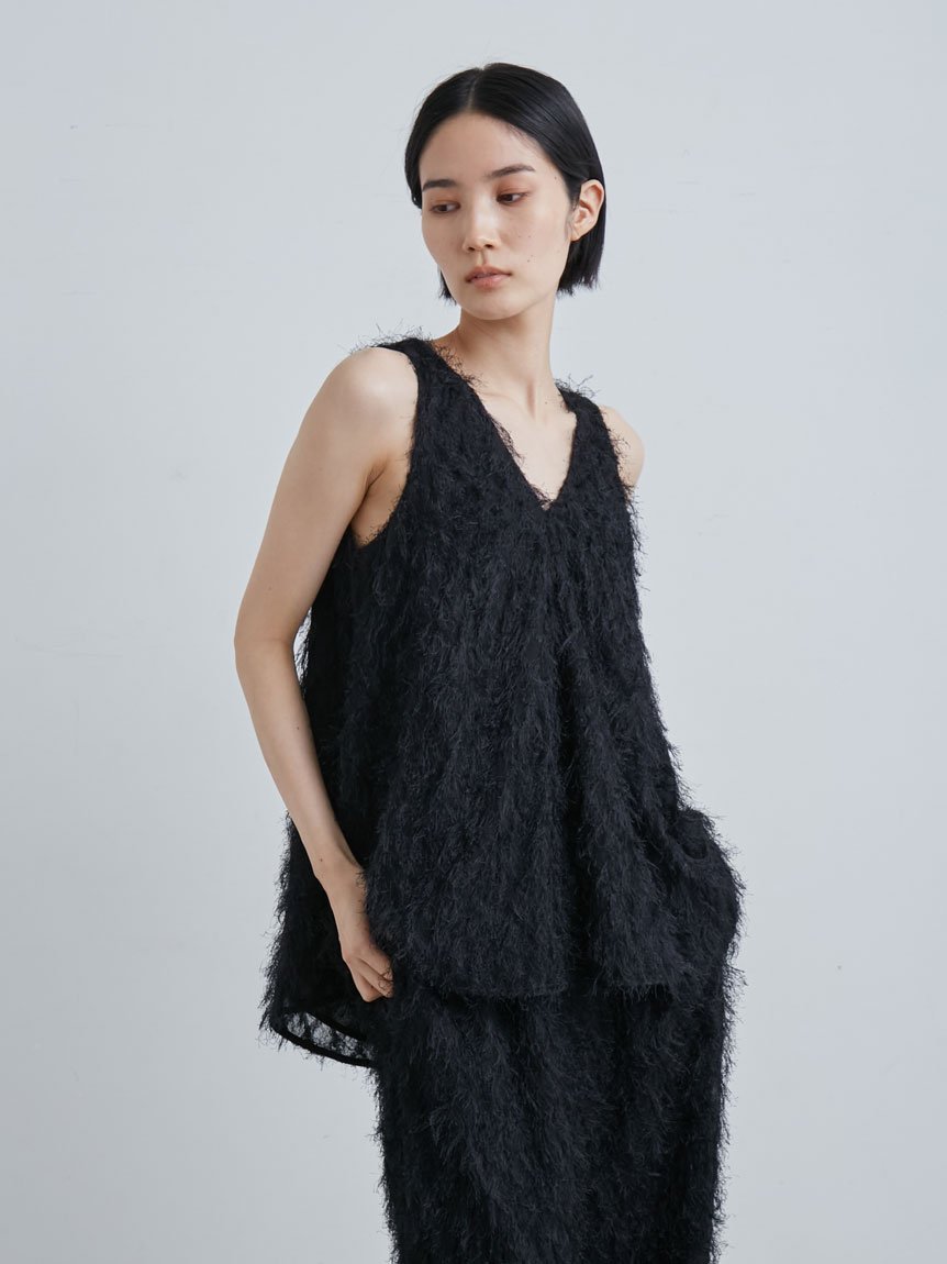 SALE／40%OFF】MIESROHE カットジャガードトップス【ウォッシャブル 