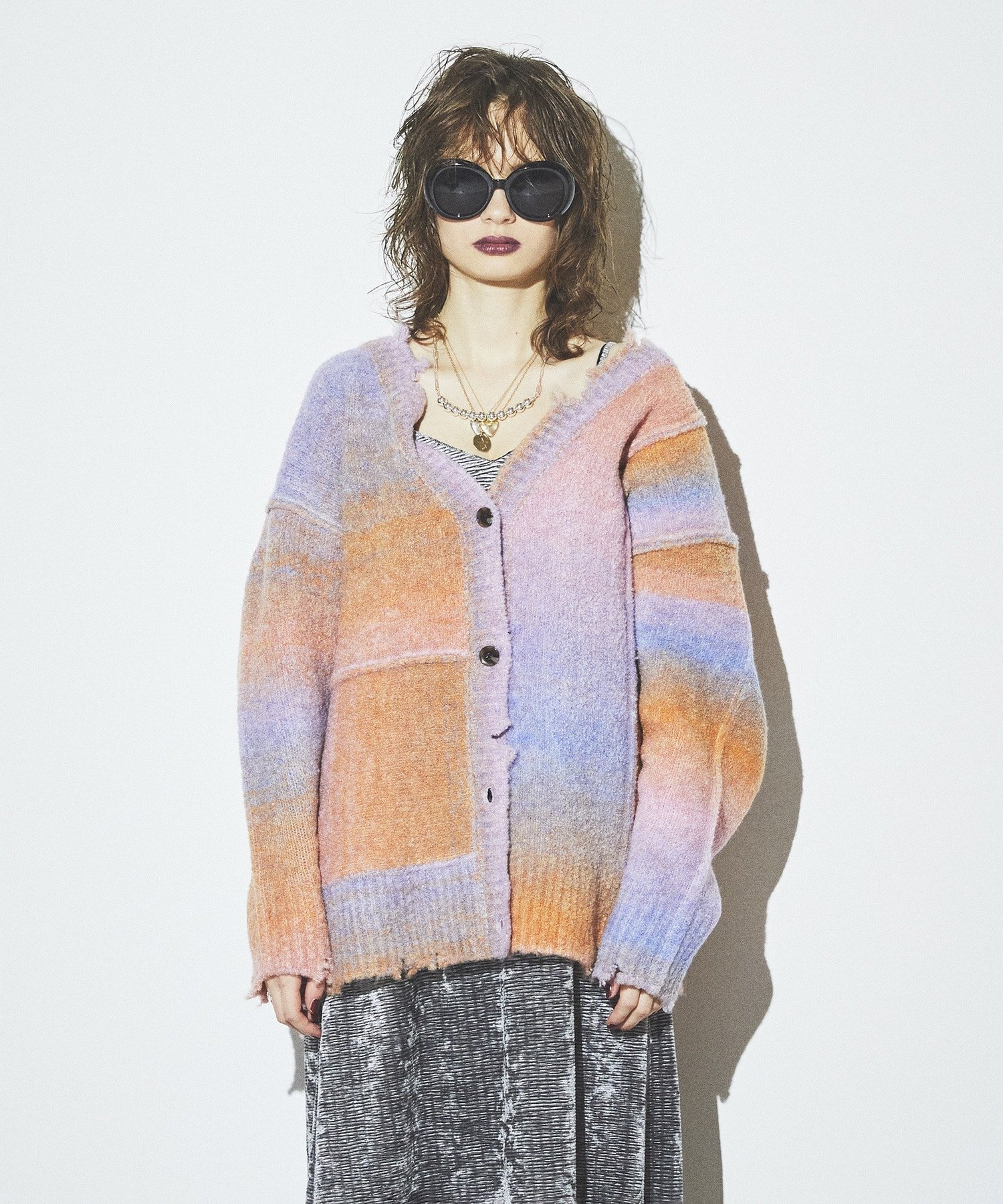 CONVERSETOKYO STAR★ SHAGGY KNIT CARDIGAN 楽天市場】【SALE／30%OFF】CONVERSE TOKYO STAR☆ SHAGGY KNIT