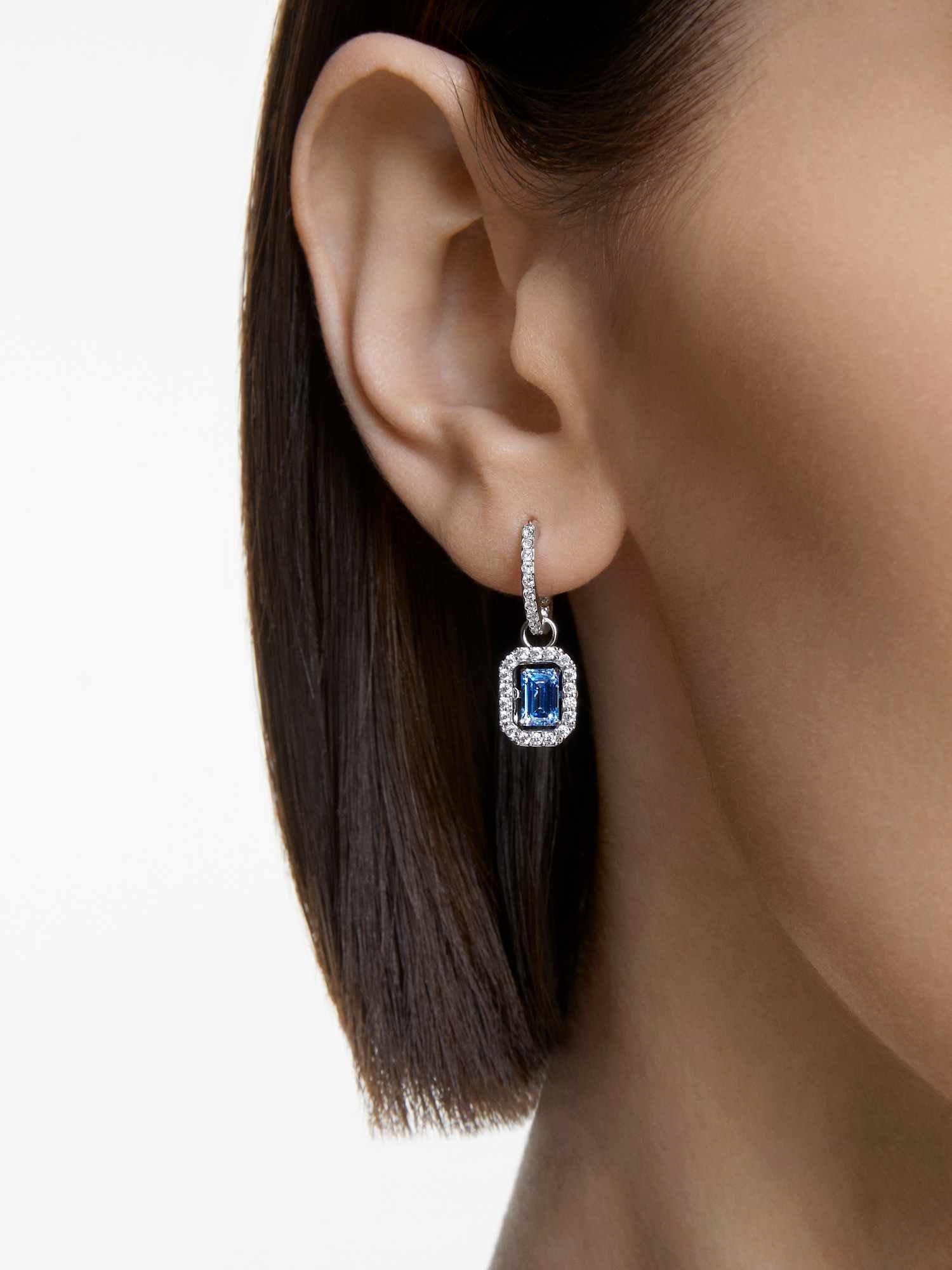 SWAROVSKI 【公式】【スワロフスキー】Una ドロップピアス, オクタゴン 