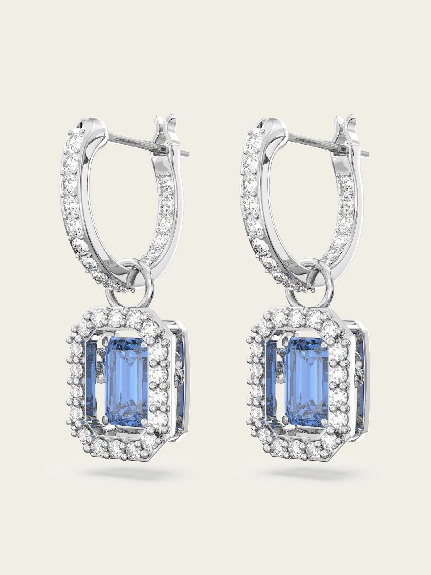 SWAROVSKI 【公式】【スワロフスキー】Una ドロップピアス, オクタゴン 