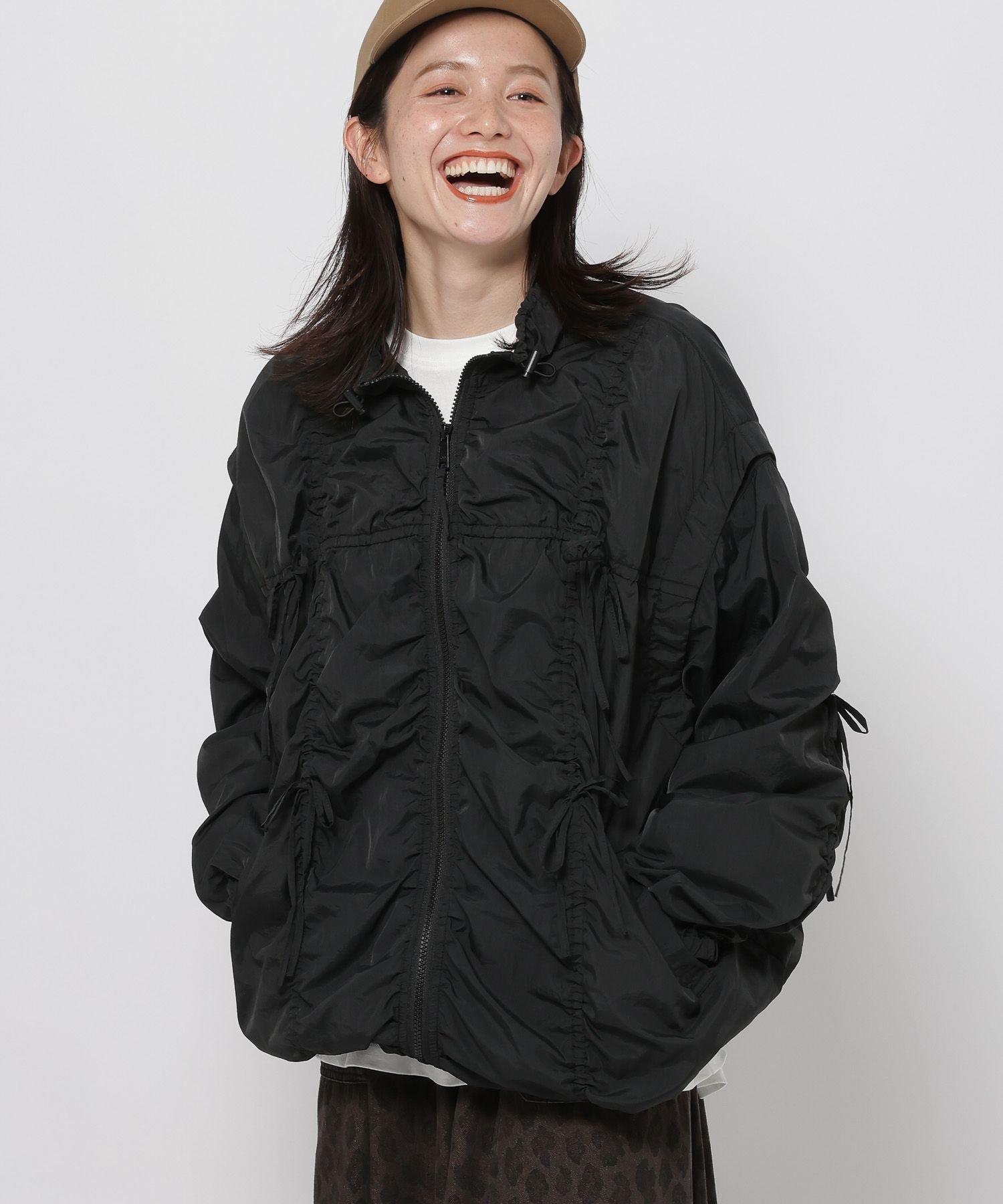 楽天市場】フェイクレザー2WAYアソートブルゾン niko and