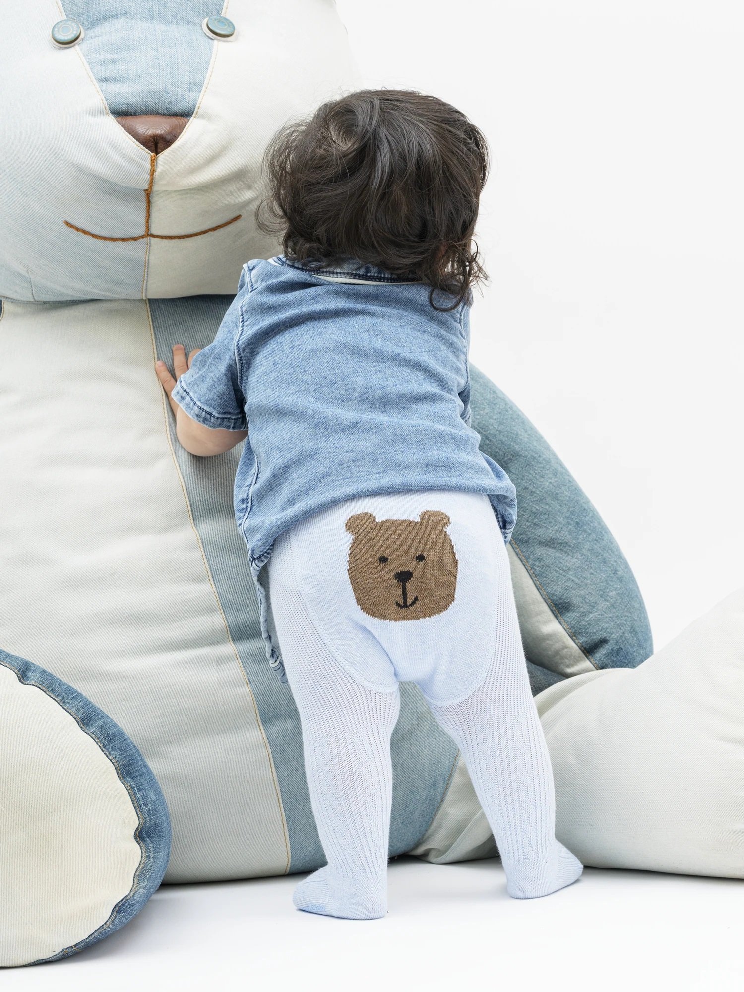 GAP (K)くまさんケーブルニットタイツ (幼児) ギャップ 靴下