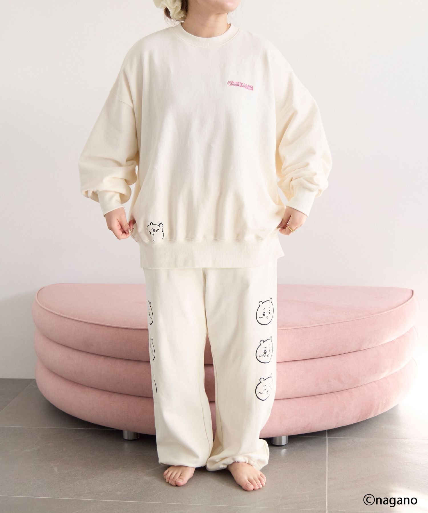 LOWRYS FARM ちいかわスウェットプルオーバー ローリーズファーム