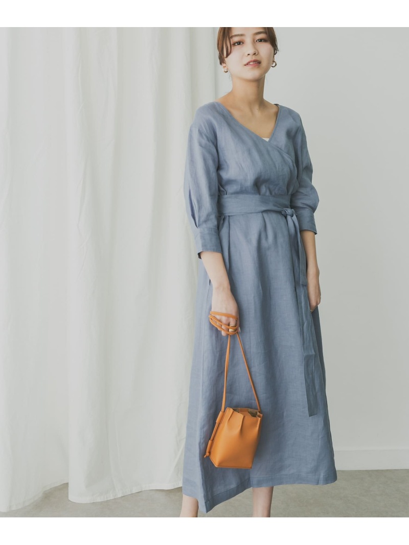 楽天市場 Sale 50 Off Kbf Terre De Linバックカシュクールワンピース Kbf ケービーエフ ワンピース ワンピースその他 パープル ベージュ ブルー Rba E 送料無料 Rakuten Fashion Kbf ケービーエフ