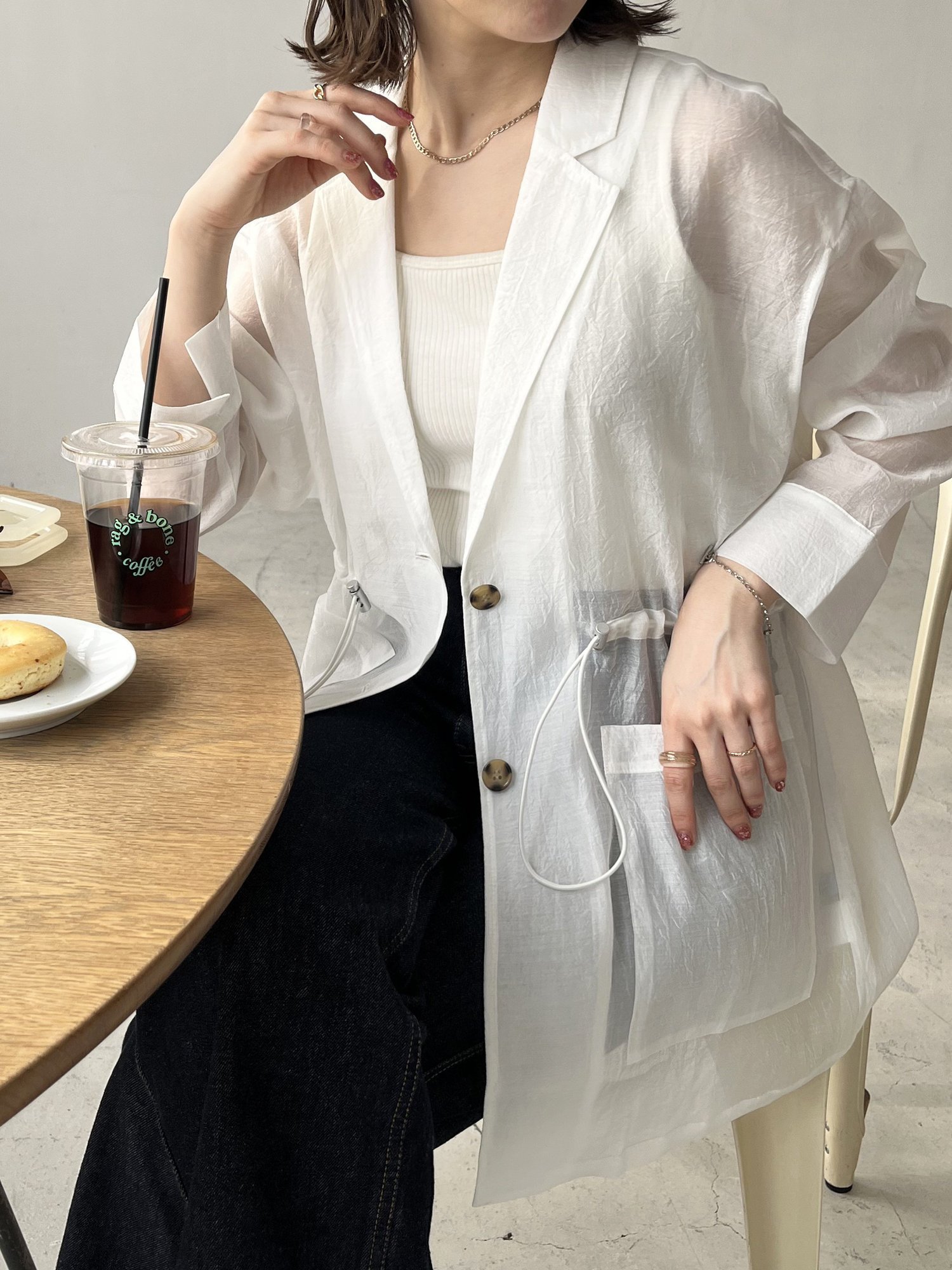 SALE／22%OFF】Discoat 【WEB限定】シアージャケット《新色追加