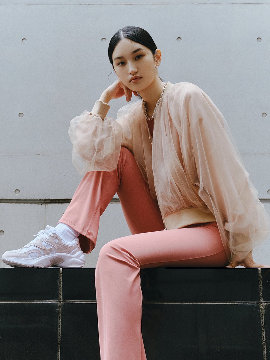 SALE／50%OFF】emmi シアーボリュームブルゾン エミ ジャケット