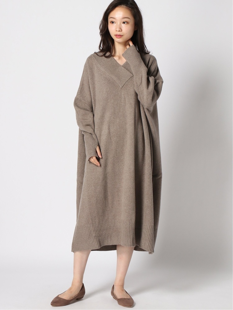 SALE／50%OFF】IENA ADAWAS CASHMERE BLENDED OP イエナ ワンピース