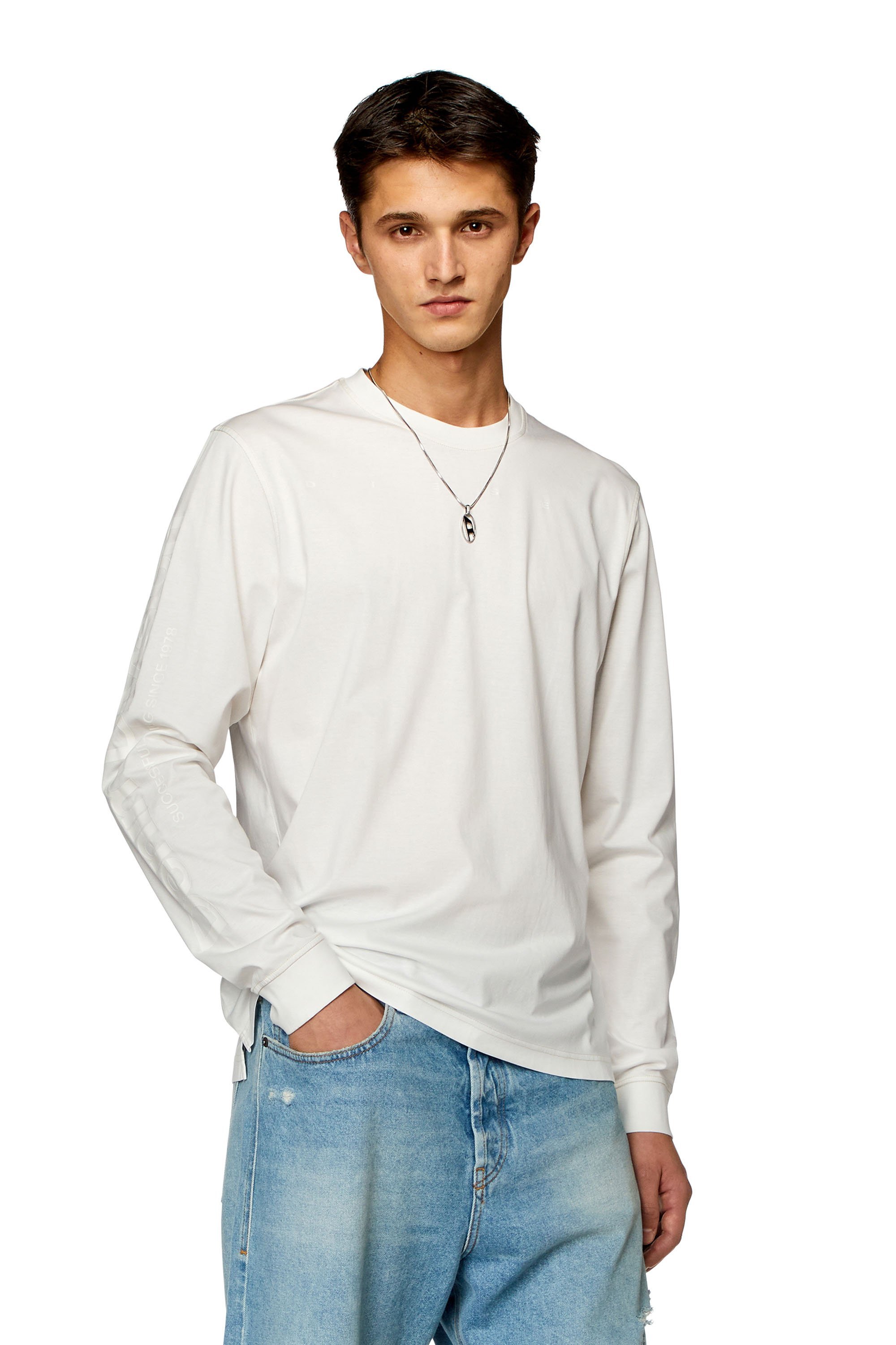 楽天市場】DIESEL ディーゼル ロングTシャツ ロンT 全2色 T-CRAOR-LS