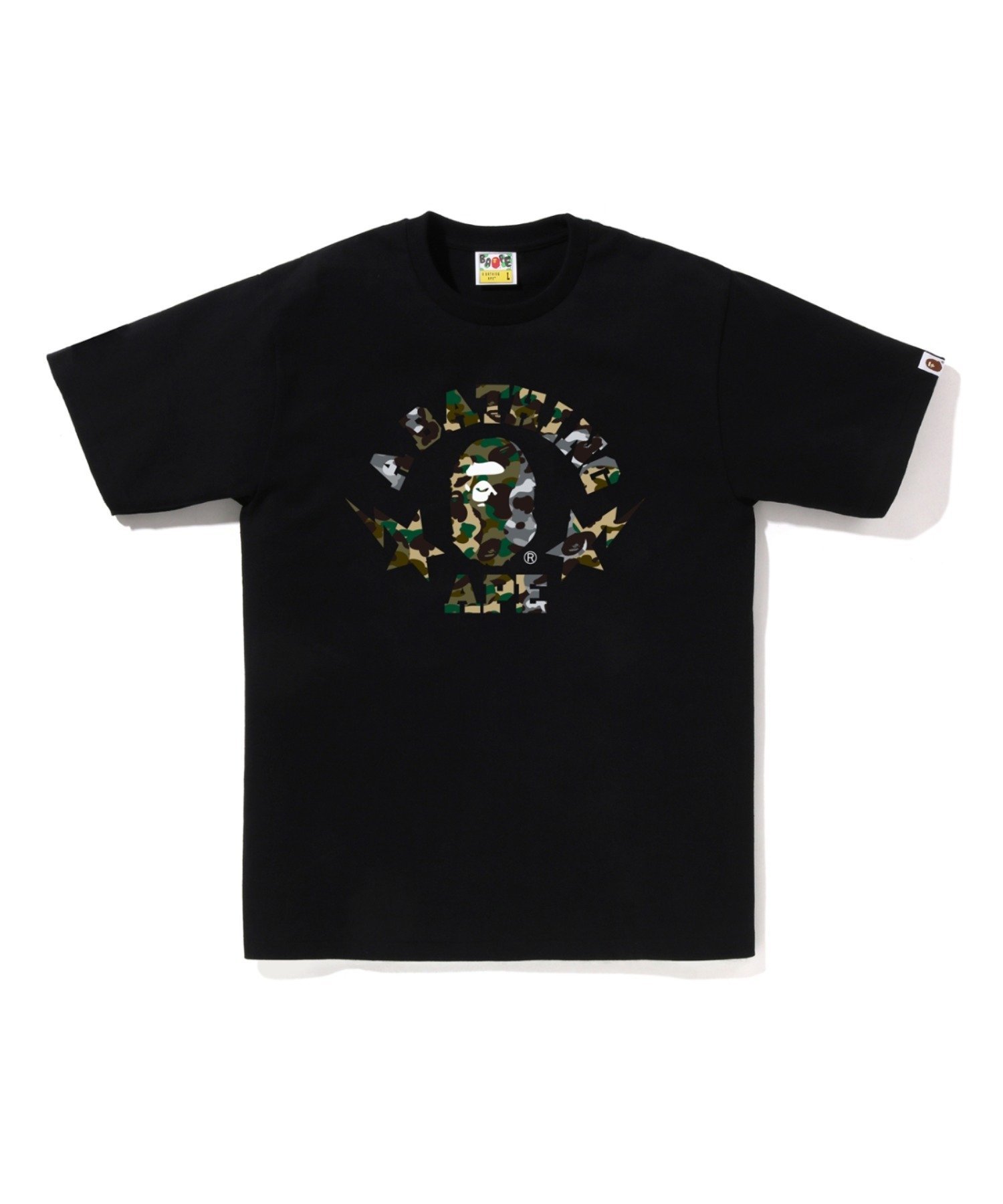 最短当日発送 A BATHING APE 半袖 Tシャツ ABC CAMO COLLEG ABC CAMO COLLEGE TEE（Tシャツ/カットソー）｜A BATHING APE