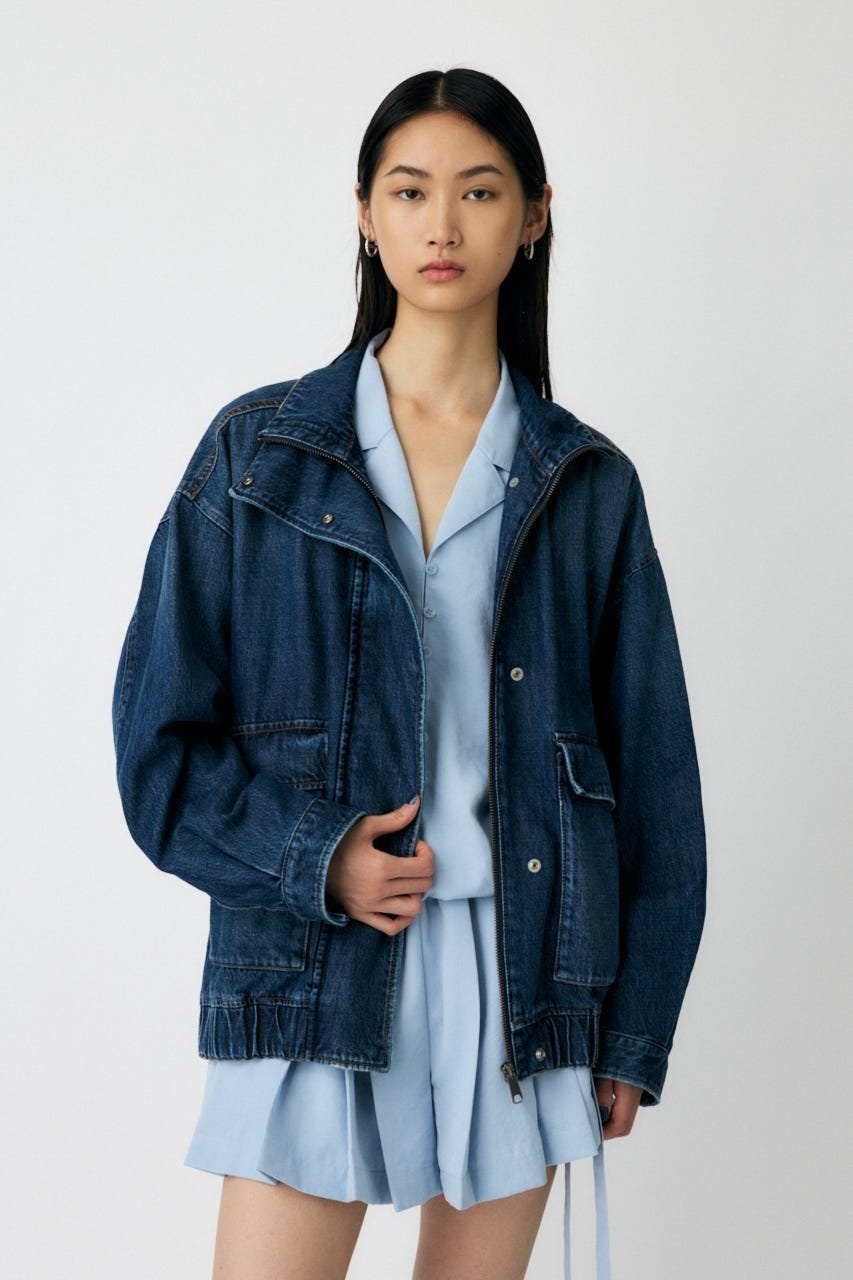 楽天市場】【SALE／30%OFF】SW CROPPED DENIM ジャケット MOUSSY