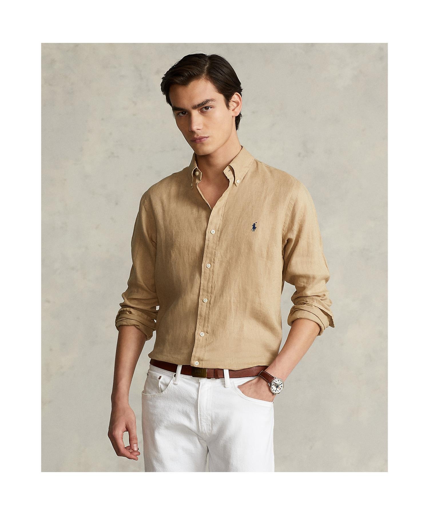 POLO RALPH LAUREN リネンシャツ Polo Ralph Lauren/L/S Linen Shirt（ラルフローレン リネン