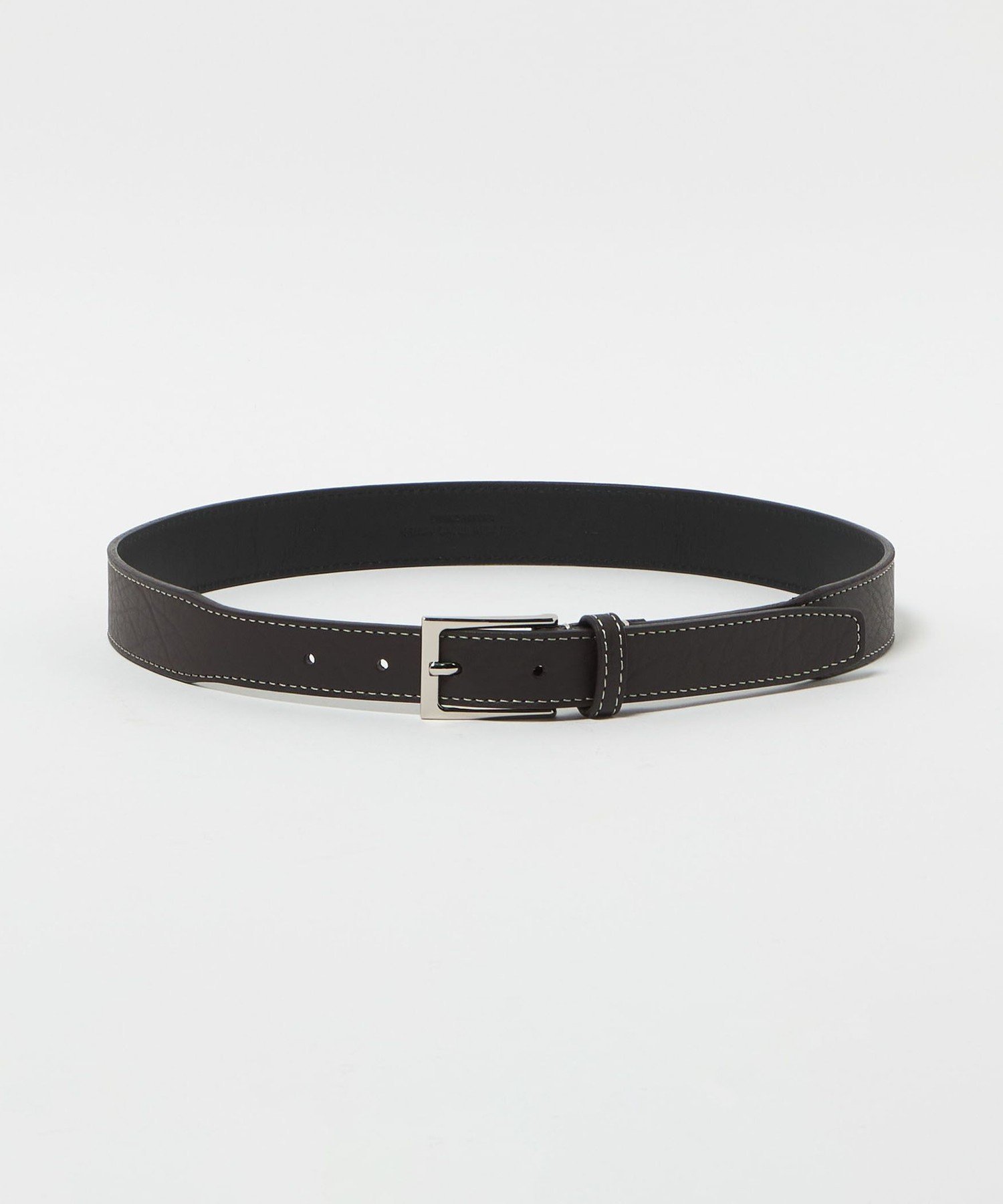 【beautiful people】ロゴバックルベルト　BLACK logo buckle belt in jacquard（ベルト）｜beautiful people