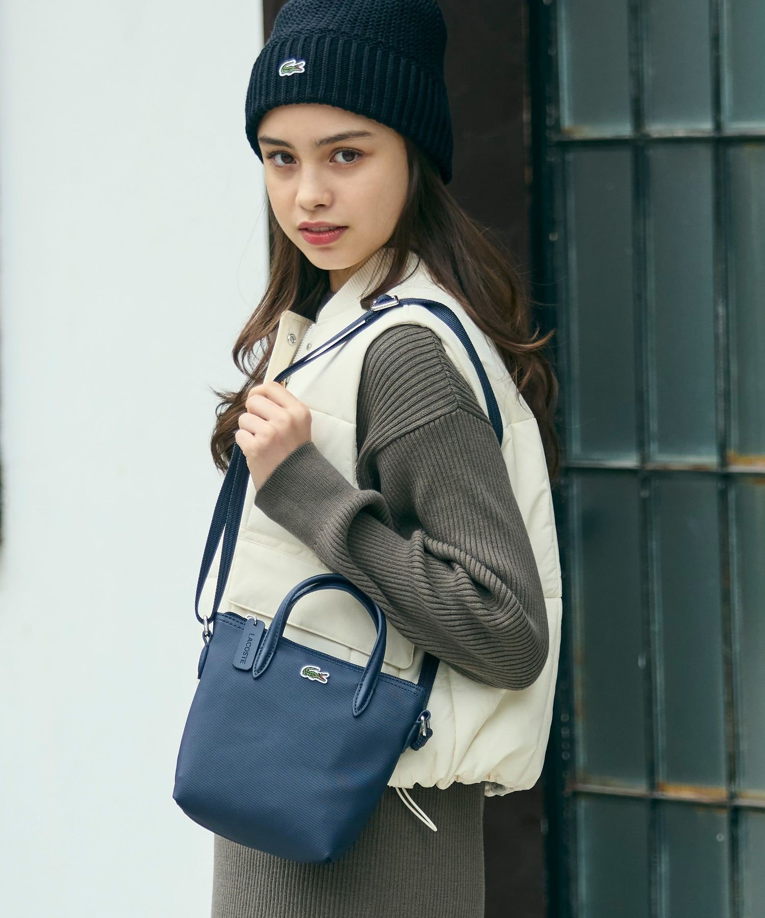 楽天市場】ラコステ バッグ レディース オリジン クロコ スクエア