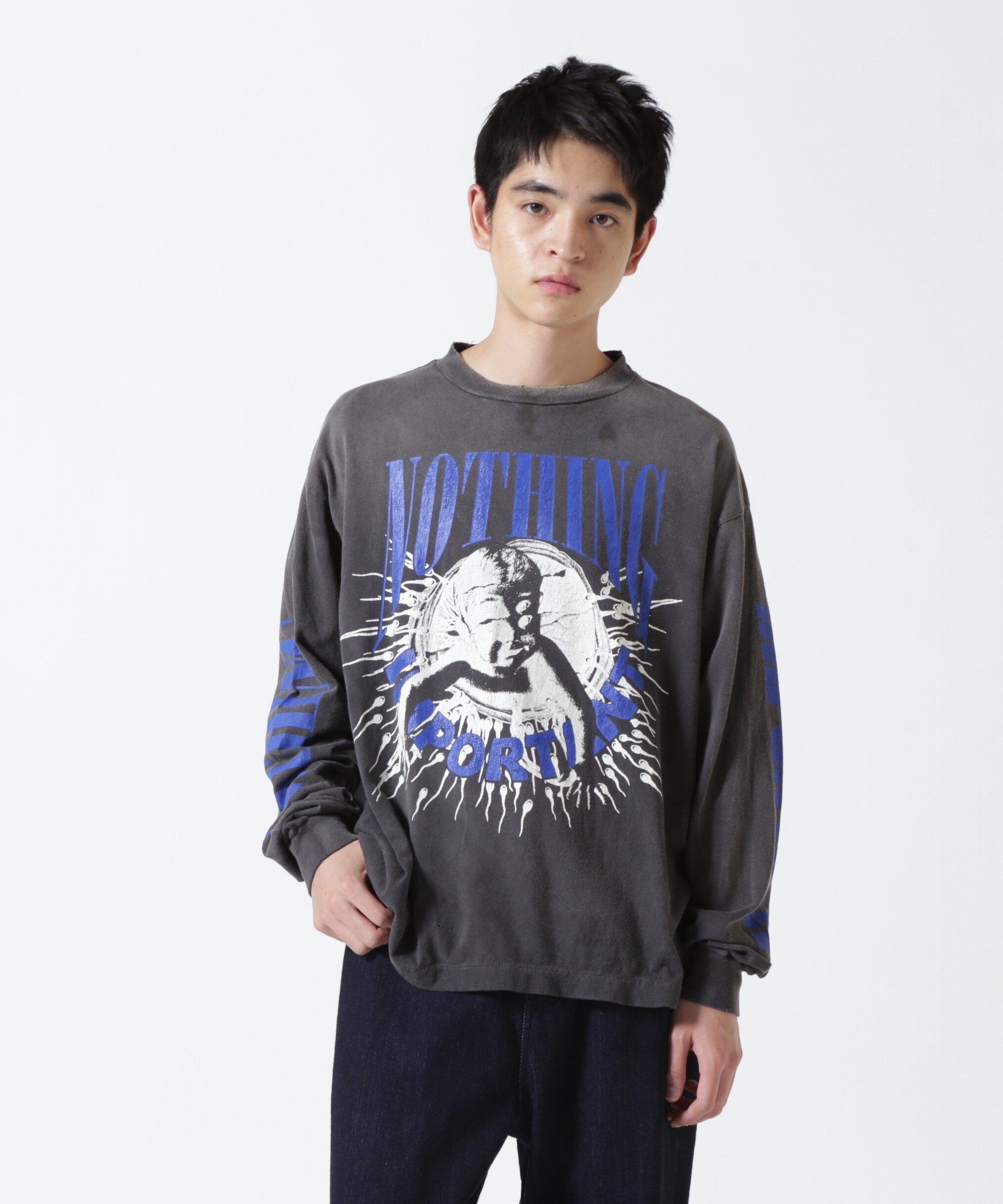 楽天市場】SAINT MxxxxxxSAINT TEARS PUNK LS T-SHIRT / WHITEセント