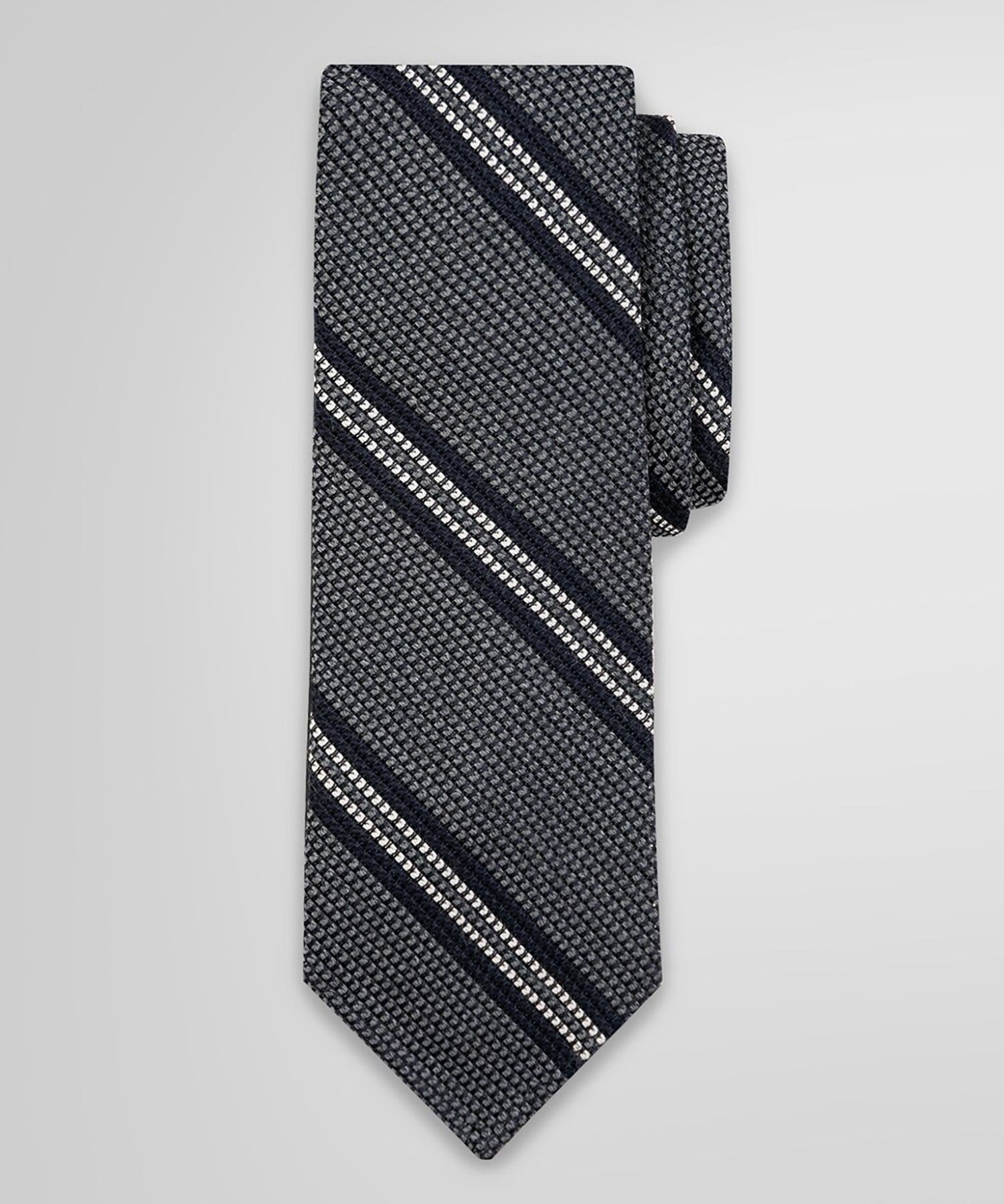 ウール/シルク ダブルストライプ ガルザタイ　ブルックスブラザーズ ウール/シルク ダブルストライプ ガルザタイ | Brooks Brothers