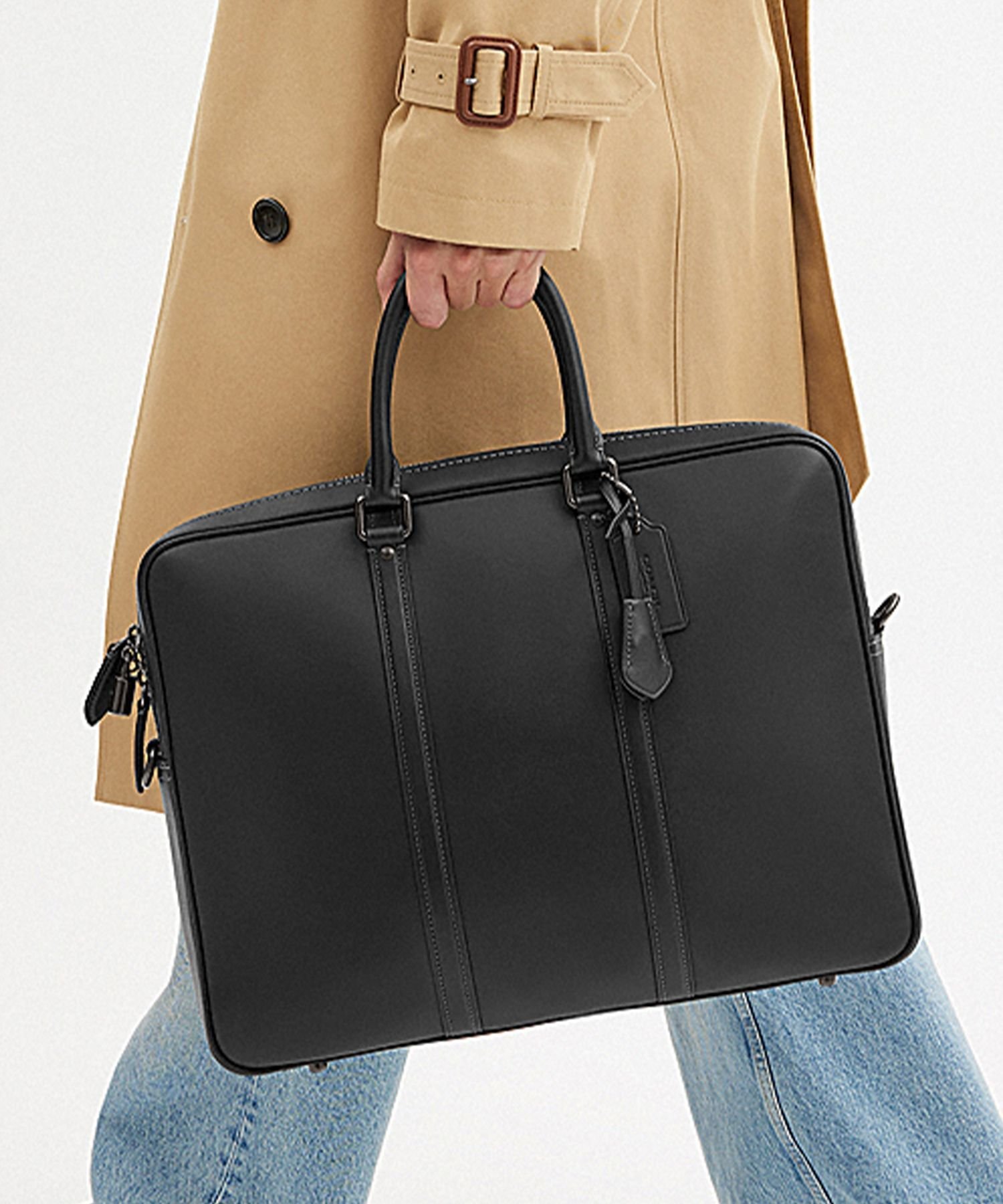coach メンズ　通勤バック　イーサン スリム ブリーフ COACH OUTLET｜【公式】イーサン スリム ブリーフ | Rakuten