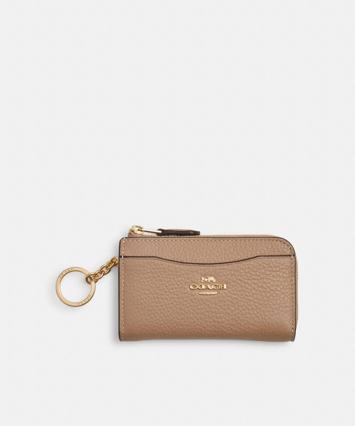 楽天市場】コーチ カードケース ニューヨーク ジップ ブラウン