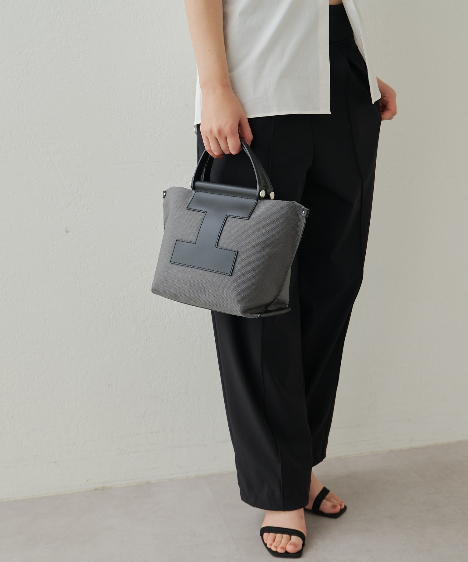 IACUCCI ソルベット3wayバッグ（グレー） イアクッチ IACUCCI ソルベット L CORDURA/RUGA （gray