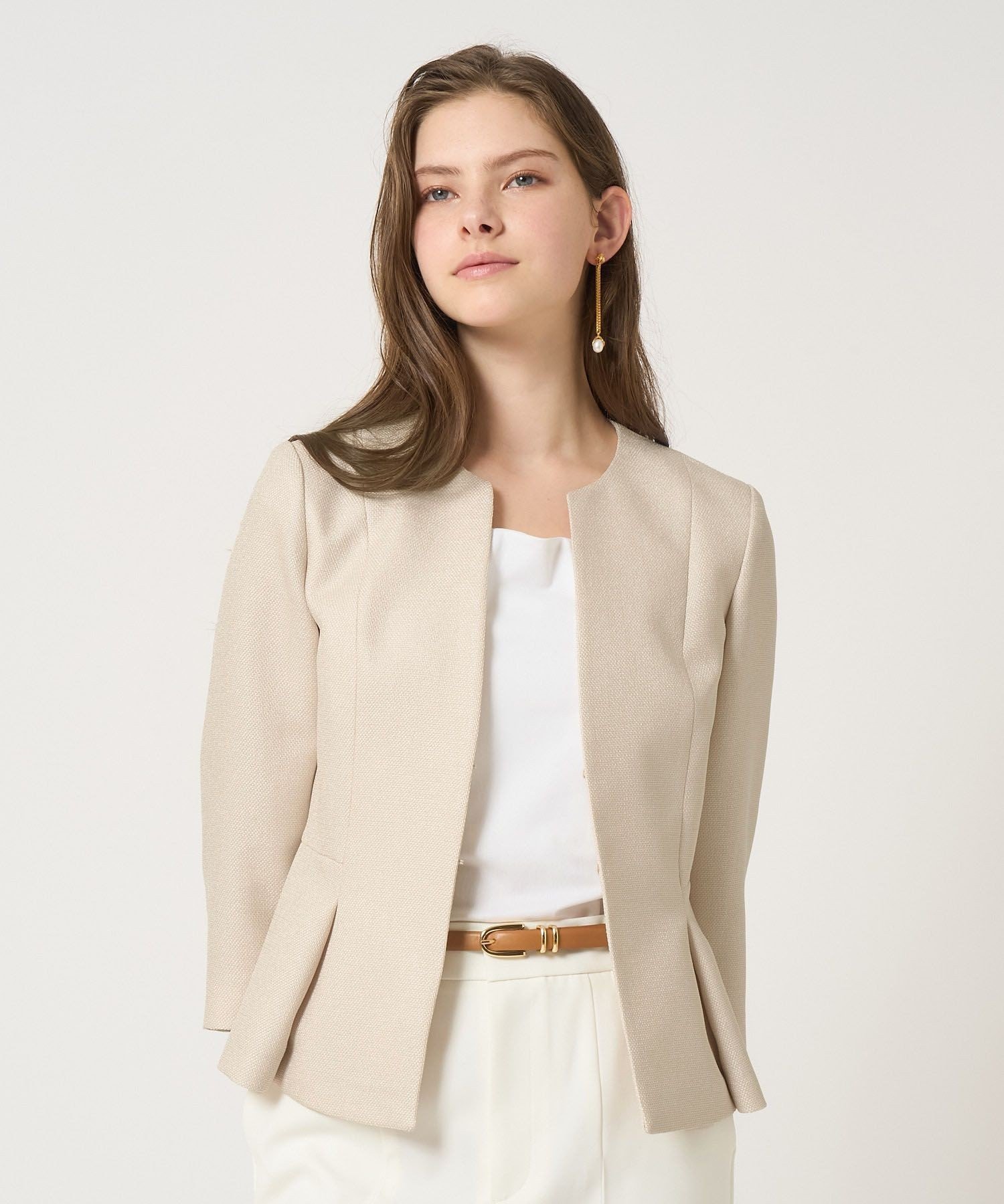 楽天市場】【セットアップ対応商品】ウールジョーゼットクルー