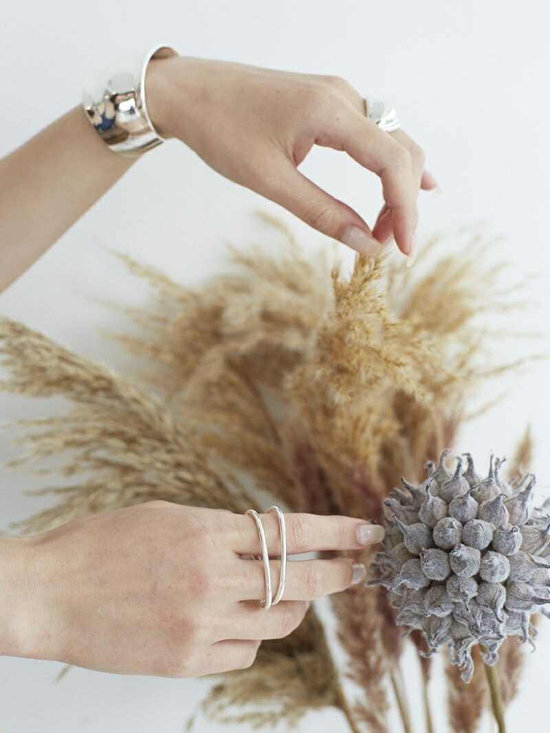 Nothing And Others Nothing And Others/Softwave Bangle ナッシングアンドアザーズ アクセサリー・腕時計 ブレスレット・バングル シルバー【送料無料】
