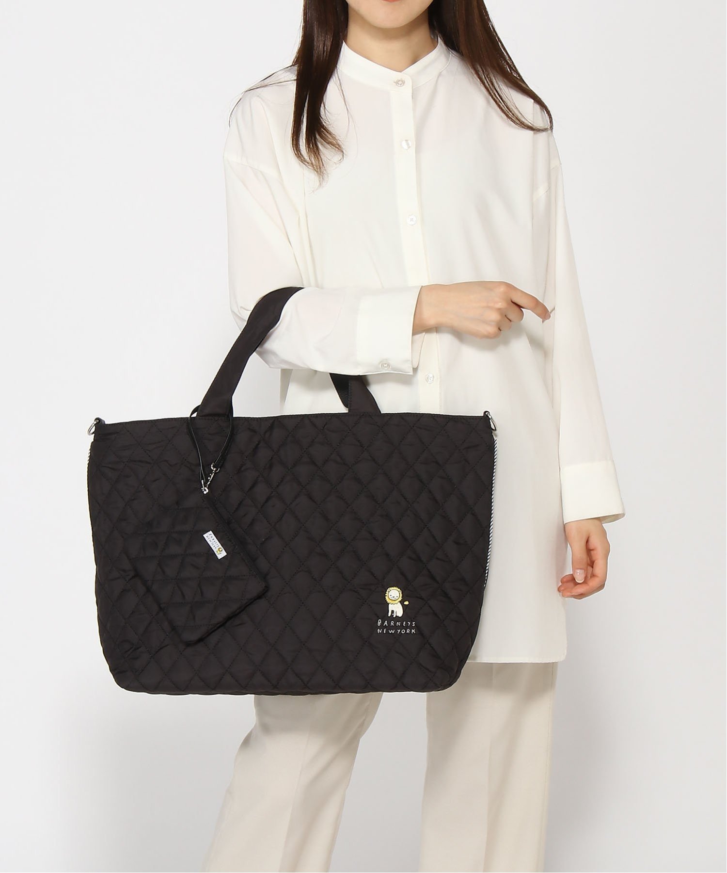 BARNEYS NEW YORK (W)ライオンキルティングマザートート バーニーズ 