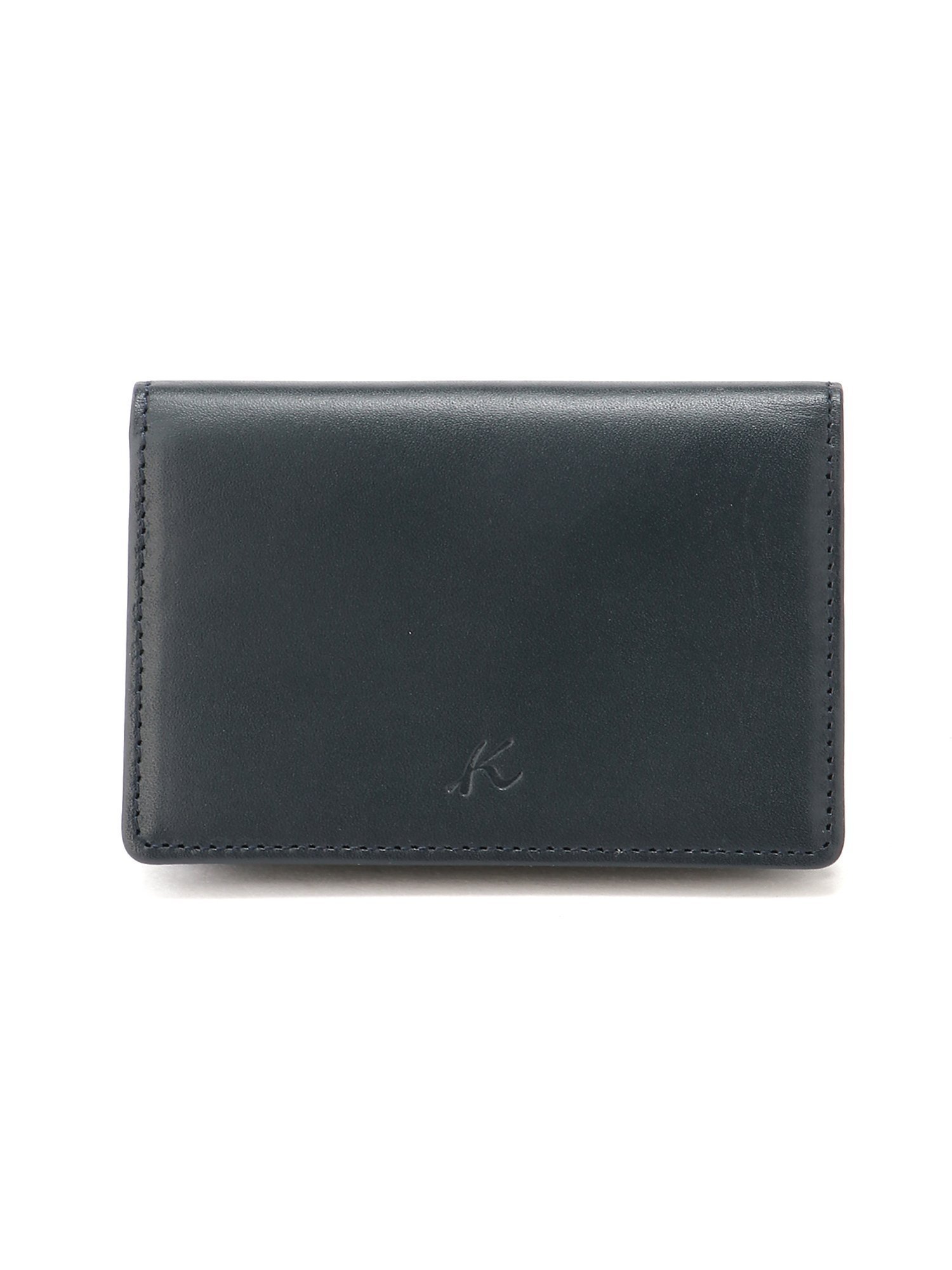 完売【価格相談可】新品　kitamura 名刺入れ 本革 ネイビー　ステッチ 楽天市場】(W)名刺入れ NH0778 Kitamura キタムラ 財布・ポーチ
