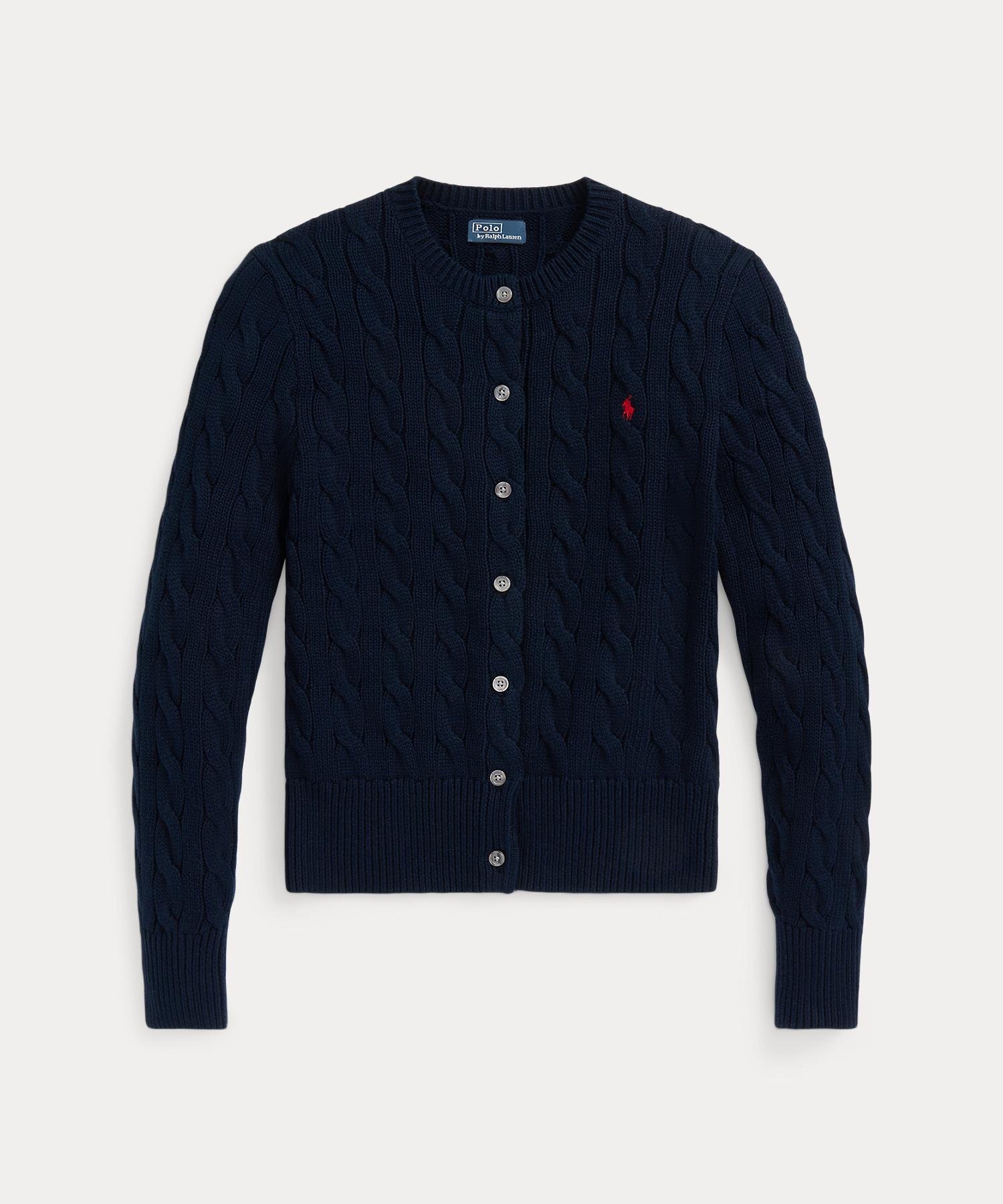 POLO RALPH LAUREN ケーブルニット コットン クルーネック