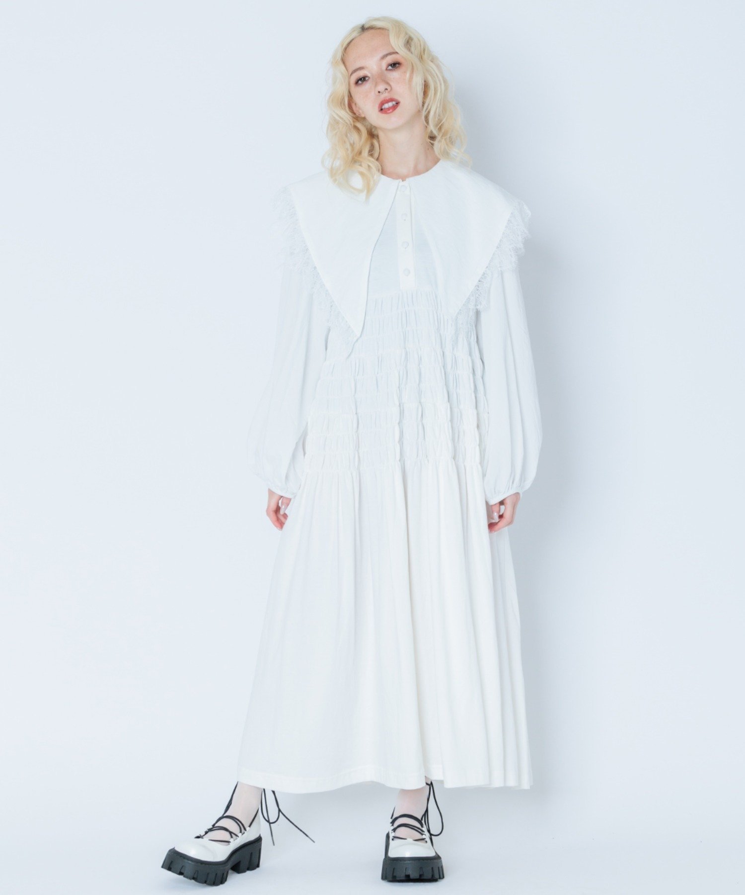 SALE／60%OFF】Candy Stripper HOLY DAY SHIRRING DRESS
