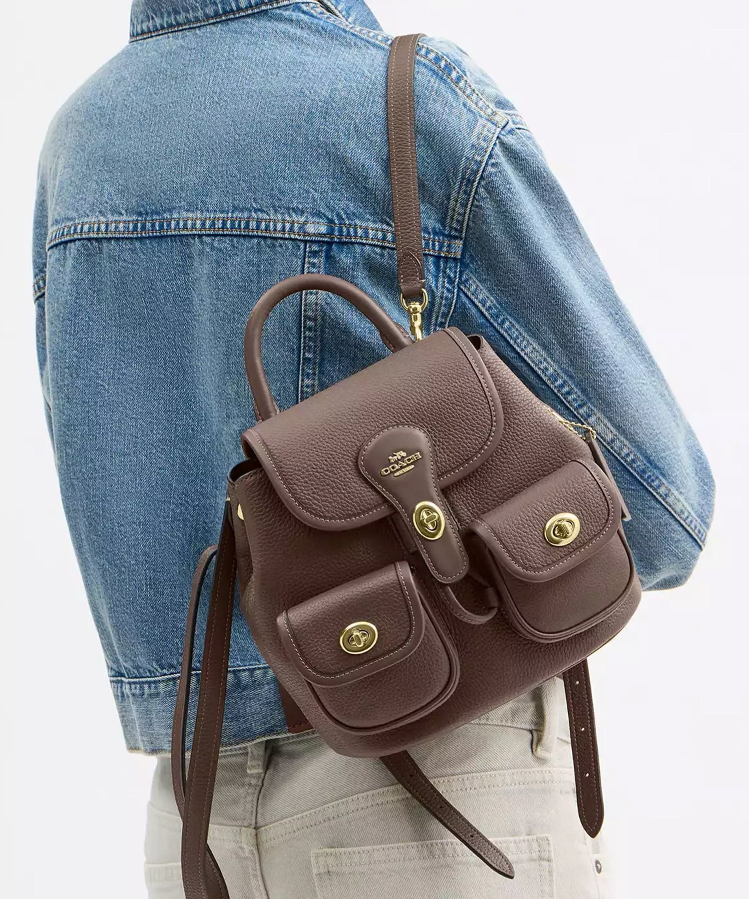 楽天市場】コーチ バッグ レディース COACH リュック レザー コート