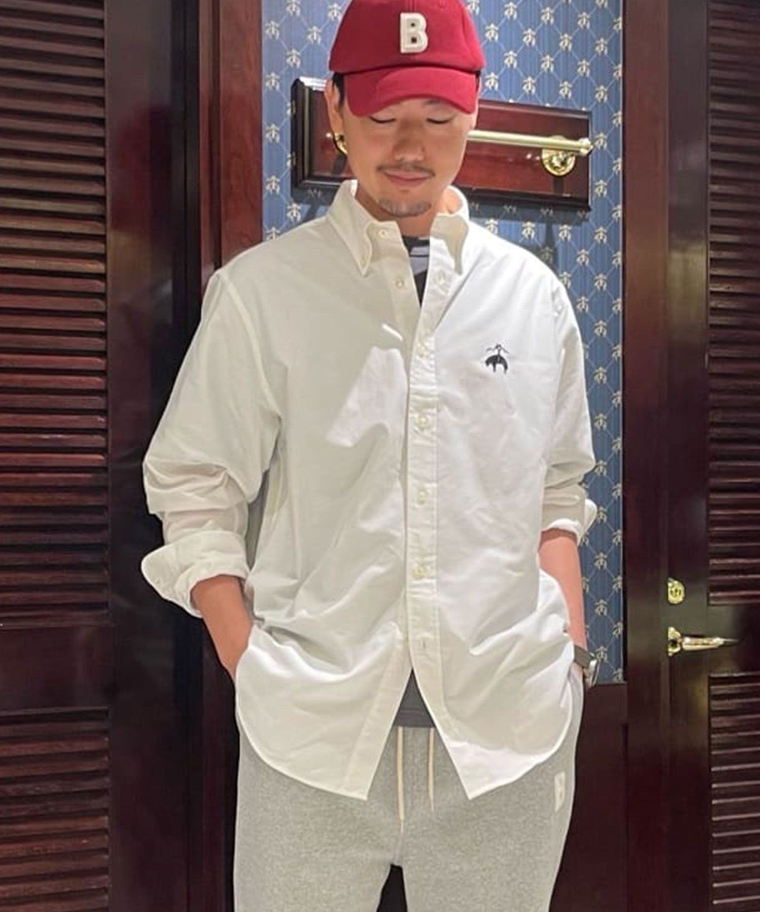 楽天市場】スーピマコットン GFロゴ 46ゲージニット カジュアルシャツ