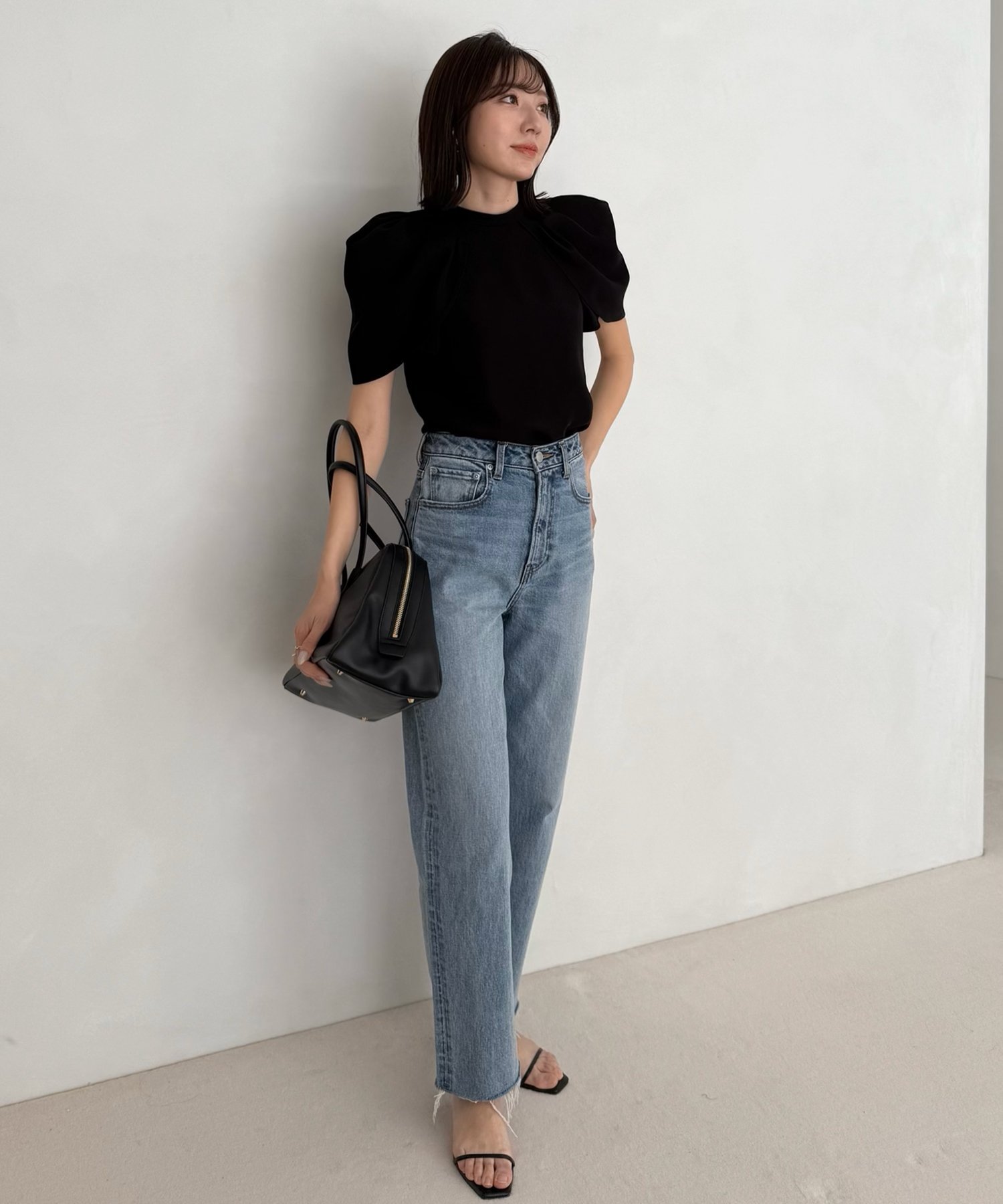 SALE／30%OFF】anuans フォルムショルダーブラウス アニュアンス