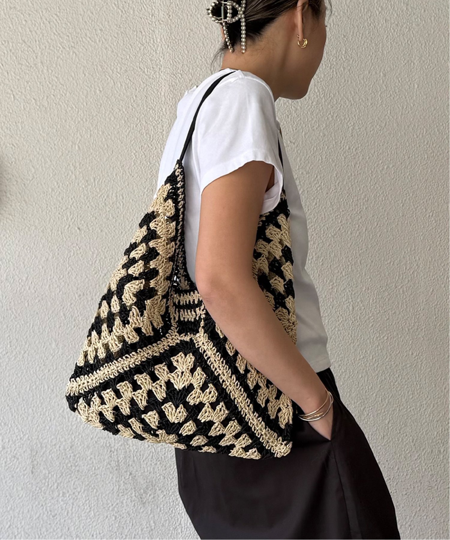 CELINE セリーヌ バケットハット 2AUP7517Q.02NC レディース ラフィア
