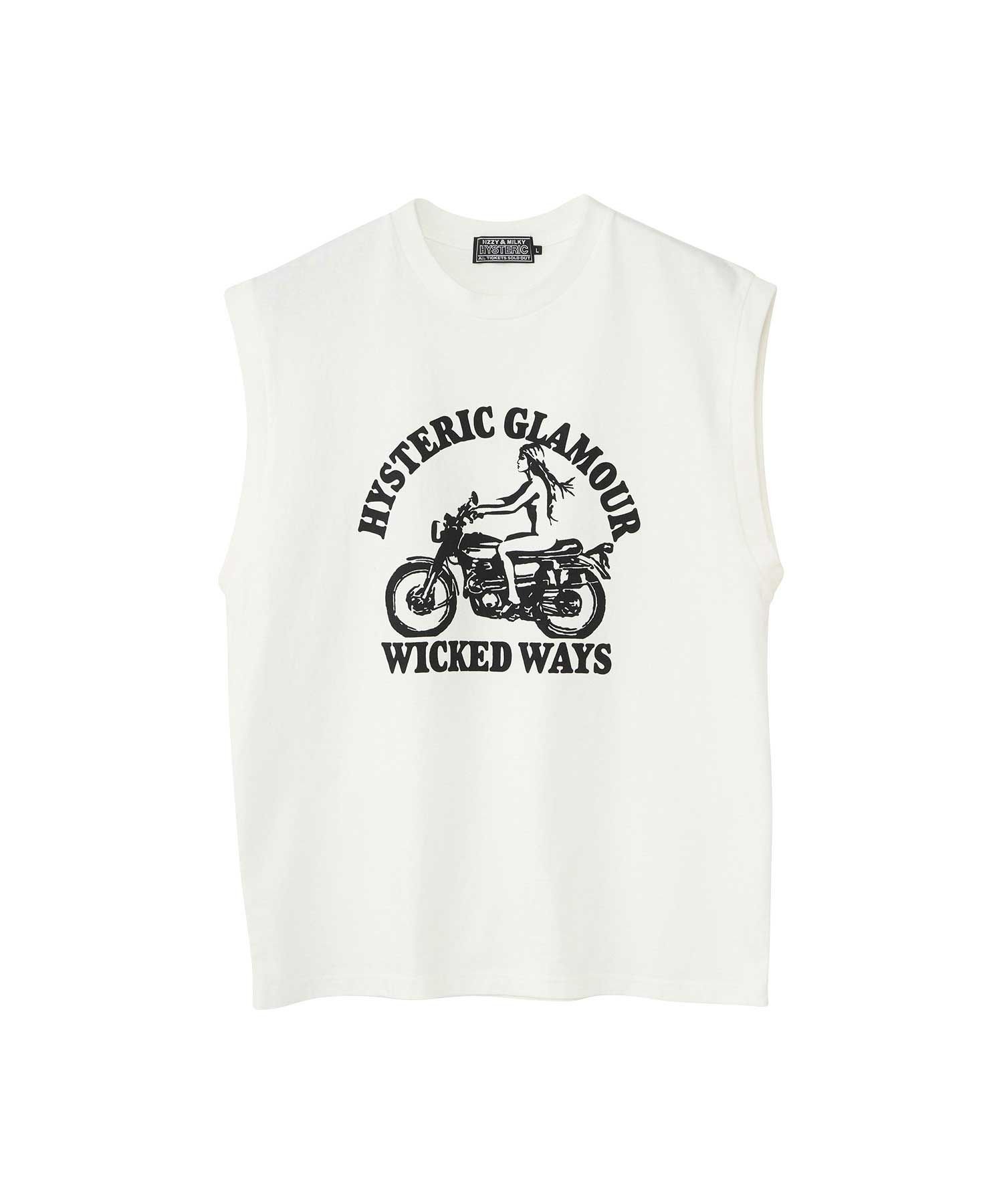 GUITAR PLAYERノースリーブTシャツ　hysteric grammar 楽天市場】HYSTERIC GLAMOUR GUITAR PLAYER ノースリーブTシャツ