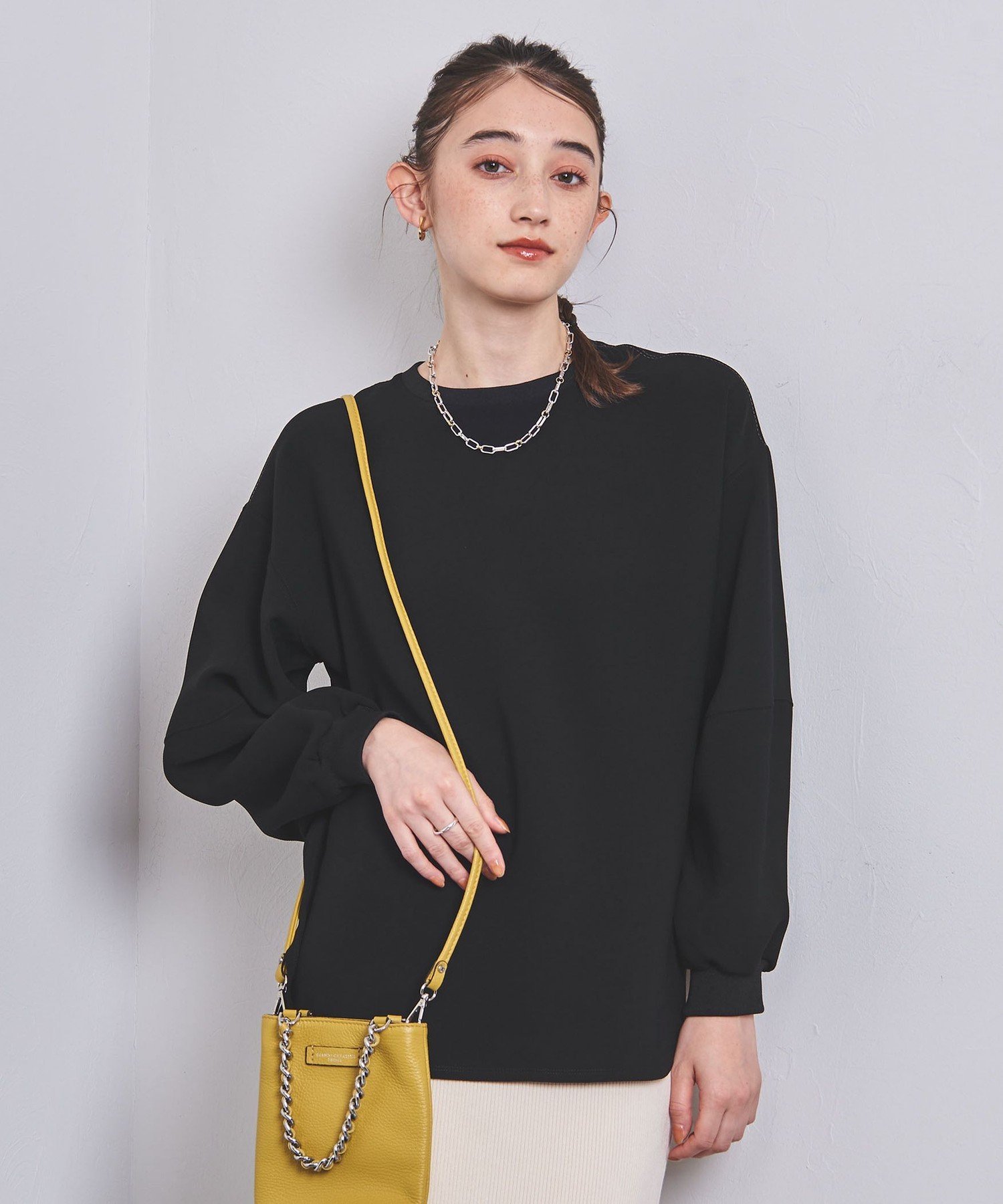 UNITED ARROWS COMFY ステッチ プルオーバー ブラウス ユナイテッド