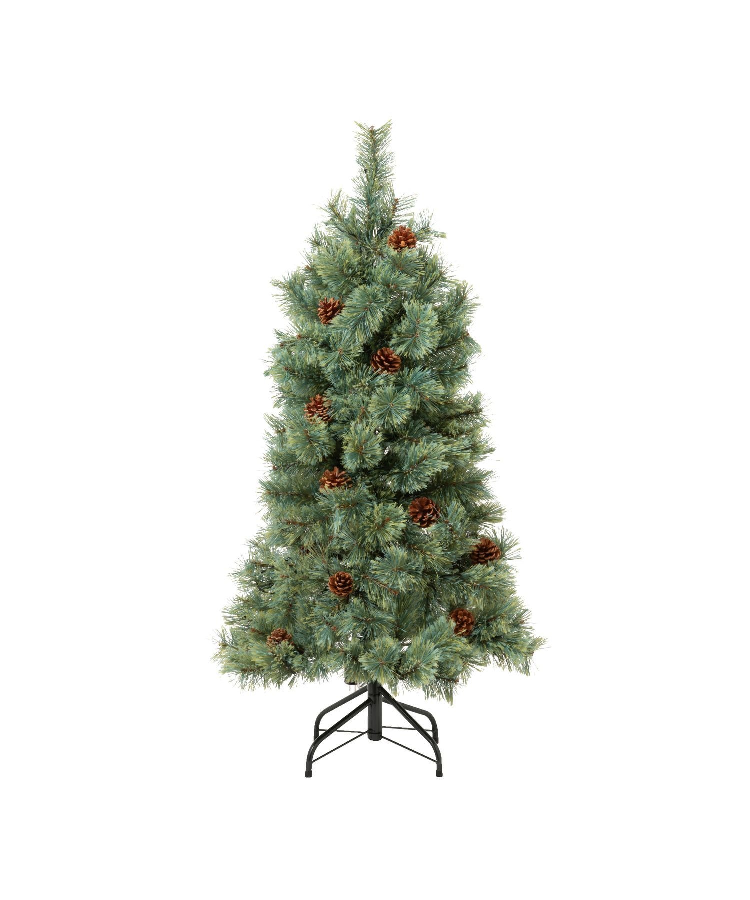 Francfranc クリスマスツリー オーロラ 180cm LED280球付き オーロラのラメとスノーが付いた華やかなデザインのLED付きクリスマス