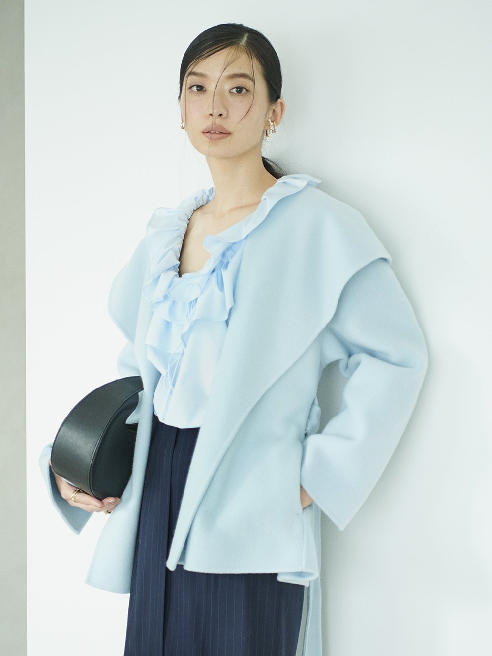 SALE／40%OFF】FRAY I.D ショールカラーショートリバーコート
