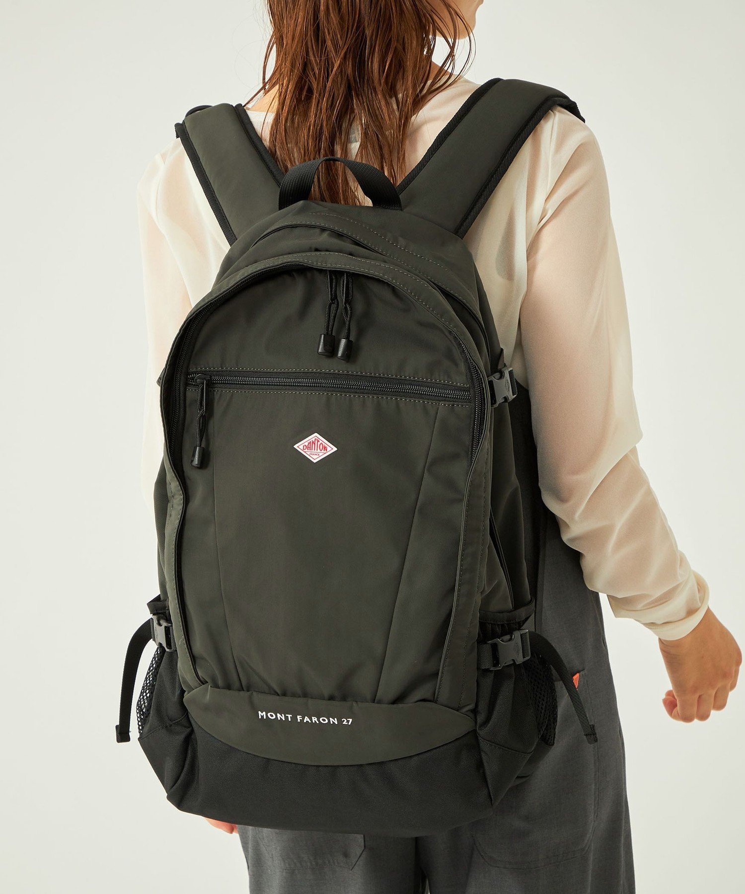 DANTONバックパックMONT FARON27グリーンレーベル DANTON [ダントン] POLYESTER TWILL BACKPACK -MONT FARON 27