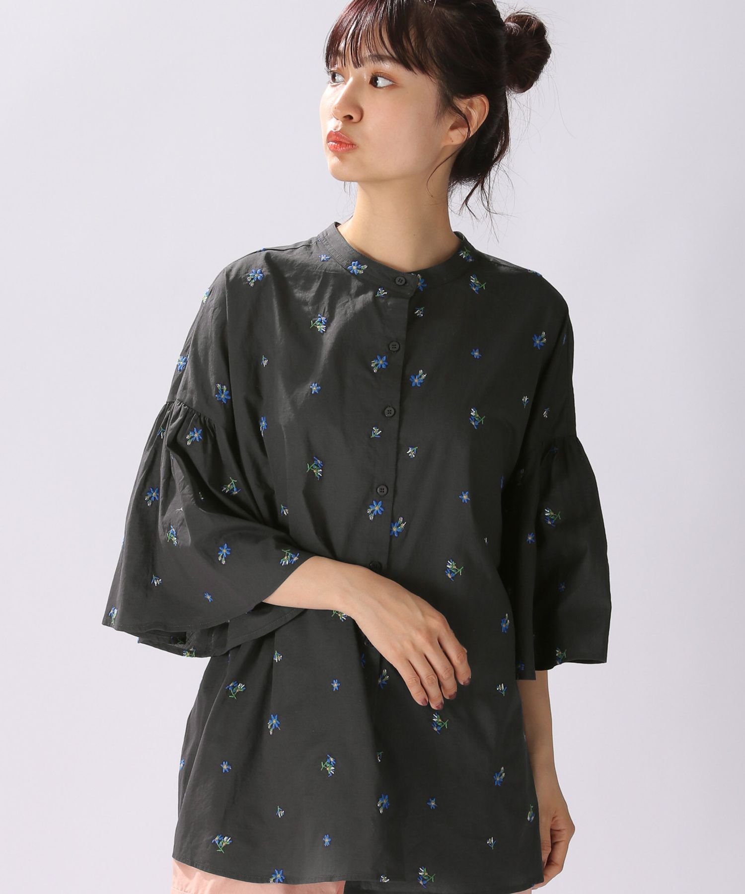 SALE／50%OFF】niko and ... (W)フラワーシシュウ2WAYBL2 ニコアンド 