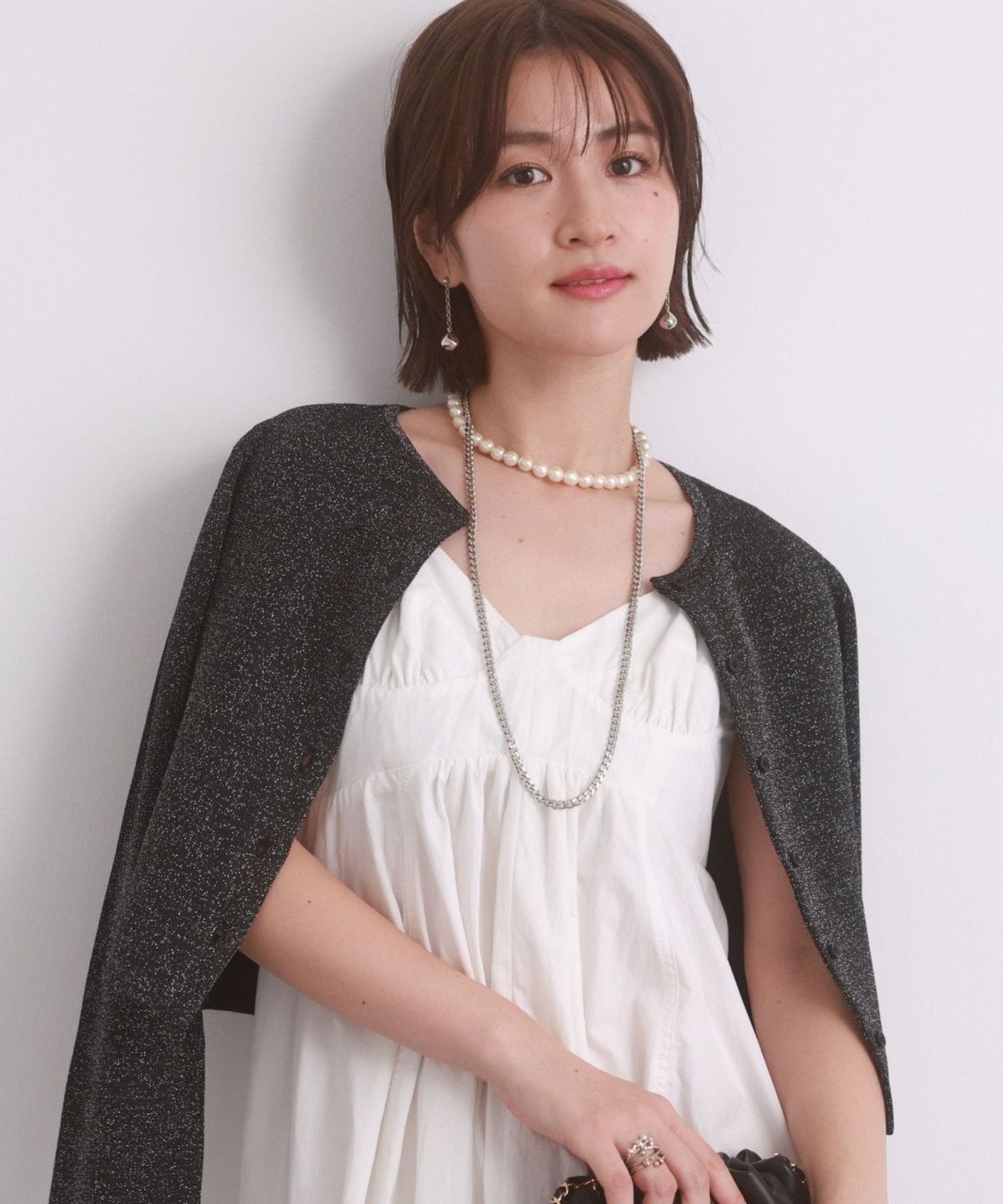 SALE／25%OFF】SALOON 《追加予約》【中瀬古ゆきなコラボ】ラメニット 