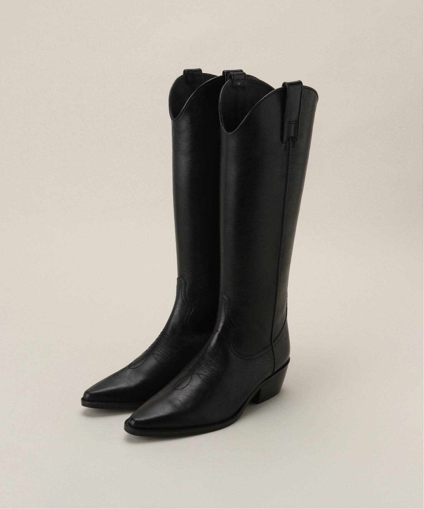 【関税込み】ERNEST W. BAKER ブラック ウエスタンブーツ WESTERN BOOTS - BLACK — ERNEST W. BAKER